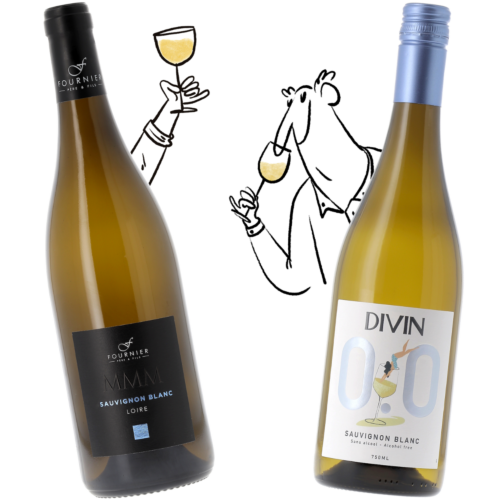 Coffret Sauvignon Blanc : Avec et Sans Alcool