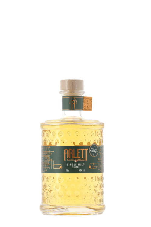 WHISKY Arlett Single Malt Tourbé - Distillerie Tessendier & Fils - frontbs