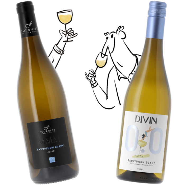 Coffret Sauvignon Blanc : Avec et Sans Alcool