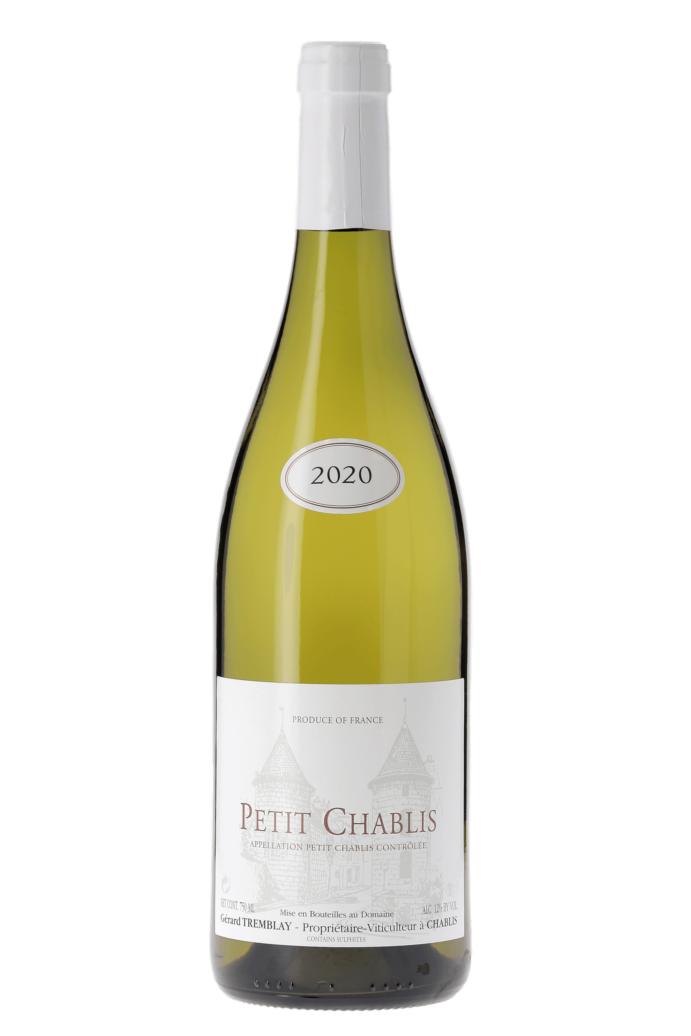 Petit Chablis Domaine Gérard Tremblay 2020 - frontbs