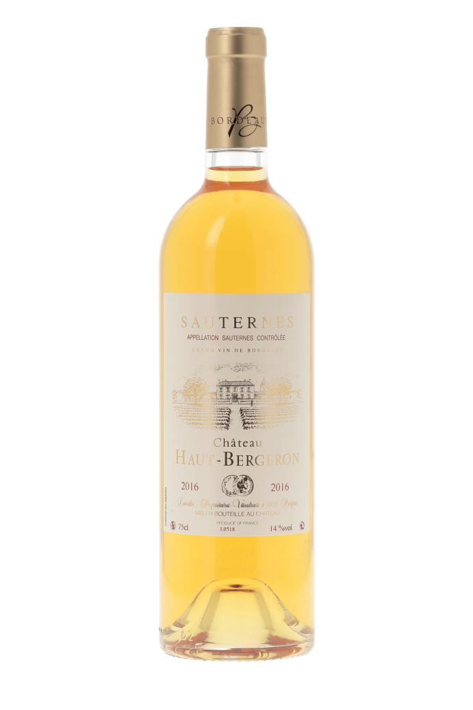 Sauternes Château Haut-Bergeron 2016 - frontbs