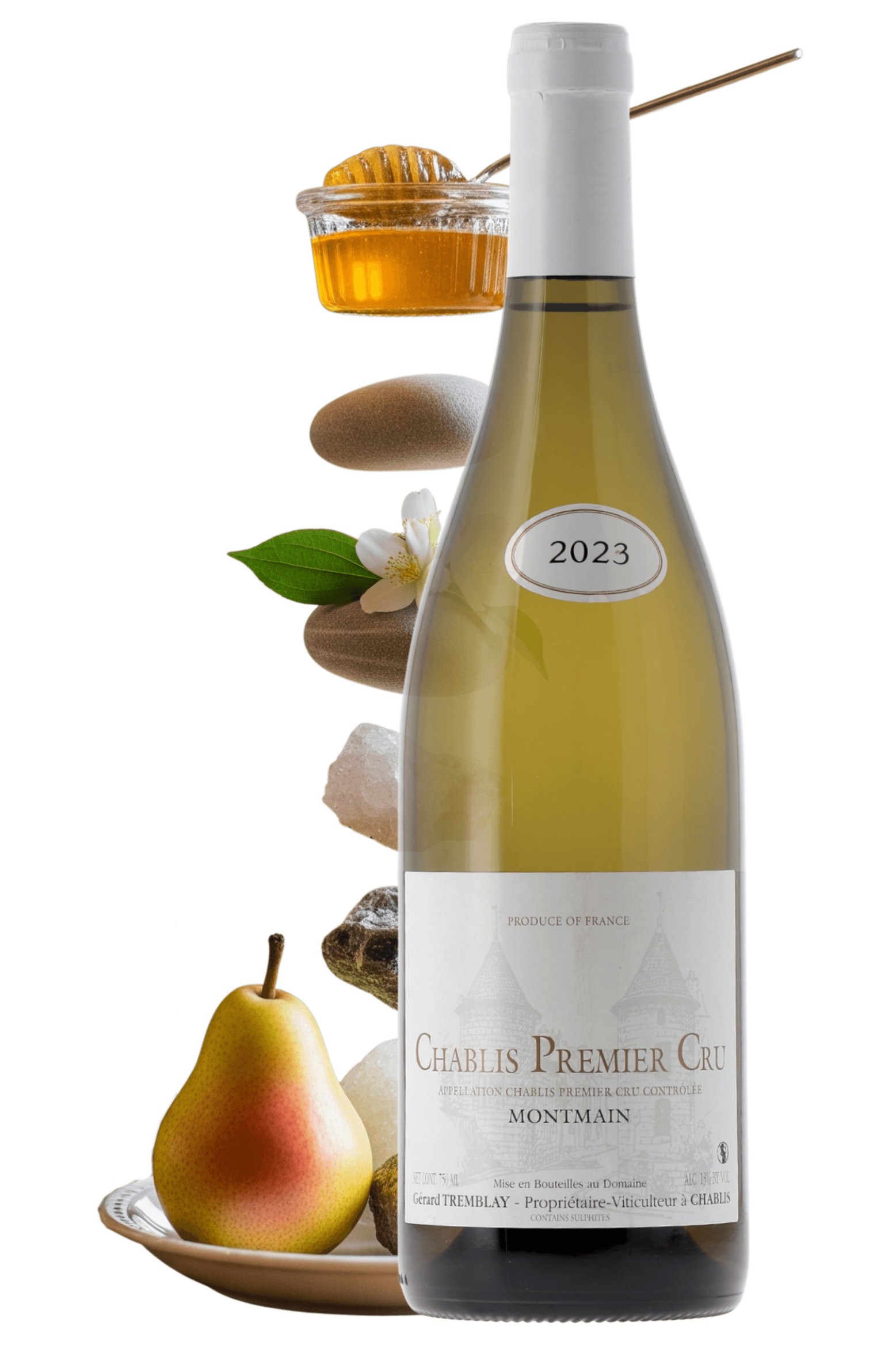 Chablis Premier Cru Montmain Domaine Gérard Tremblay 2023 - frontbs