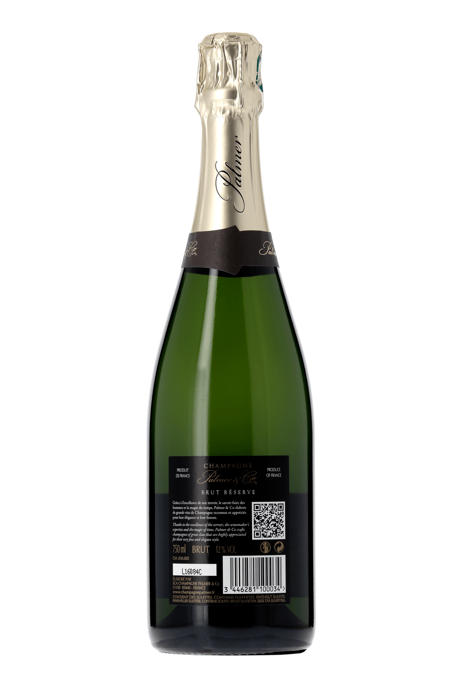 Champagne Brut Réserve Champagne Palmer - frontbs