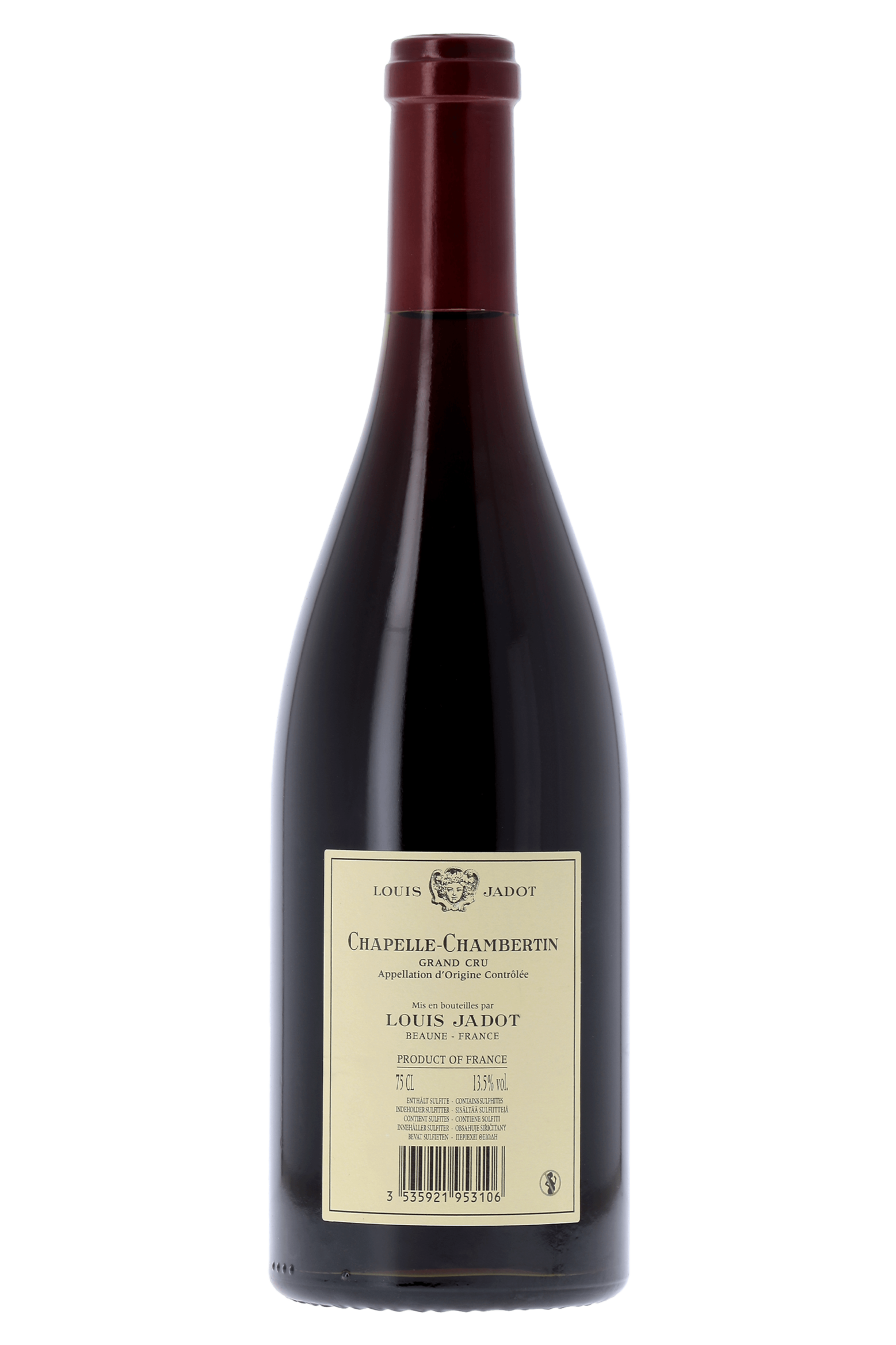 Chapelle-Chambertin Grand Cru Louis Jadot 2017 - frontbs