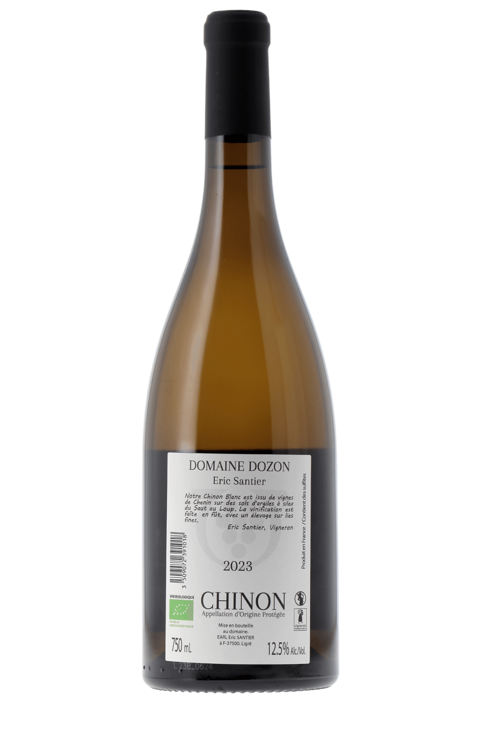 Chinon Chenin Blanc Domaine Dozon - frontbs