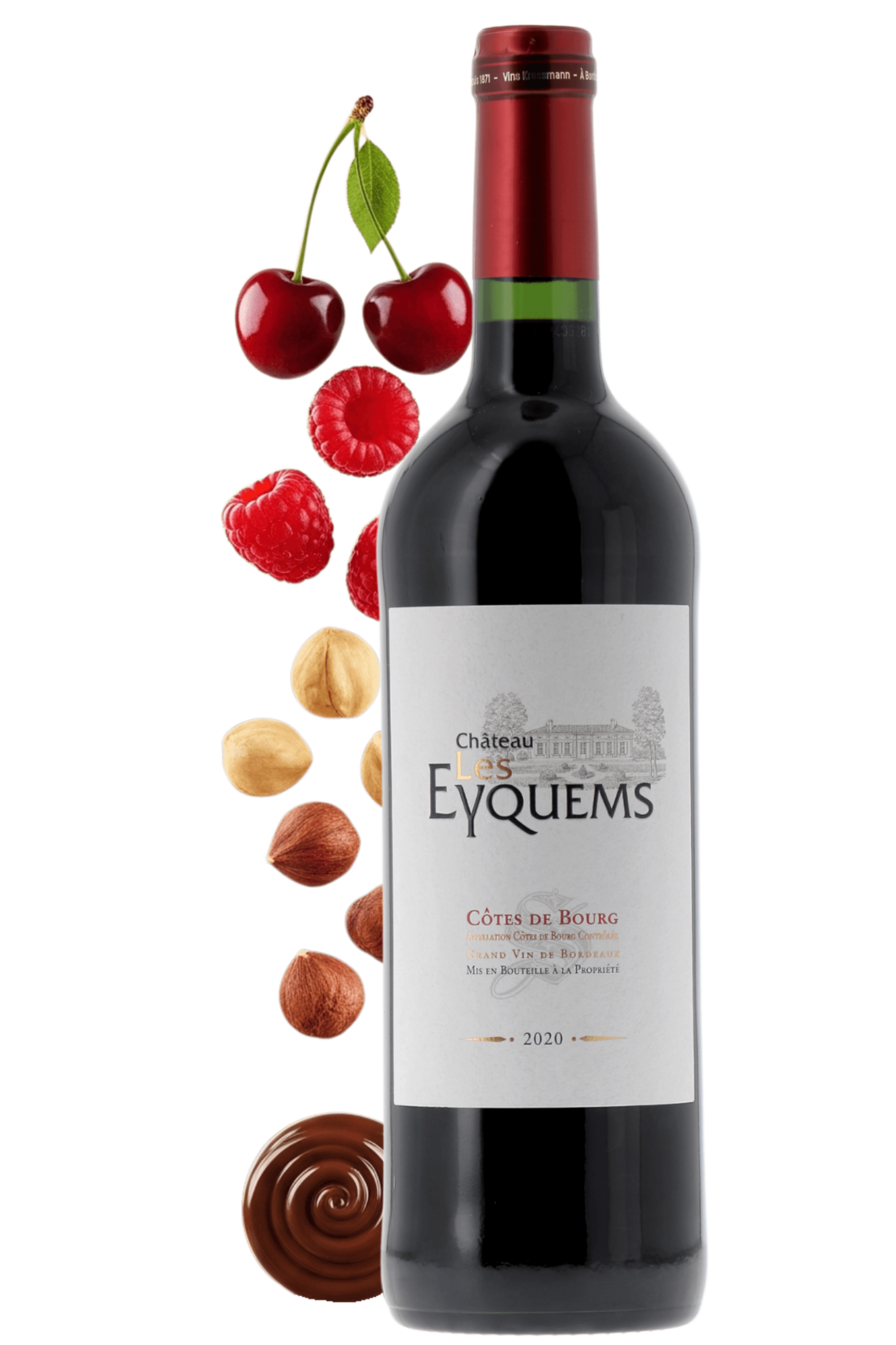 Côtes de Bourg Château Les Eyquems 2020 - frontbs