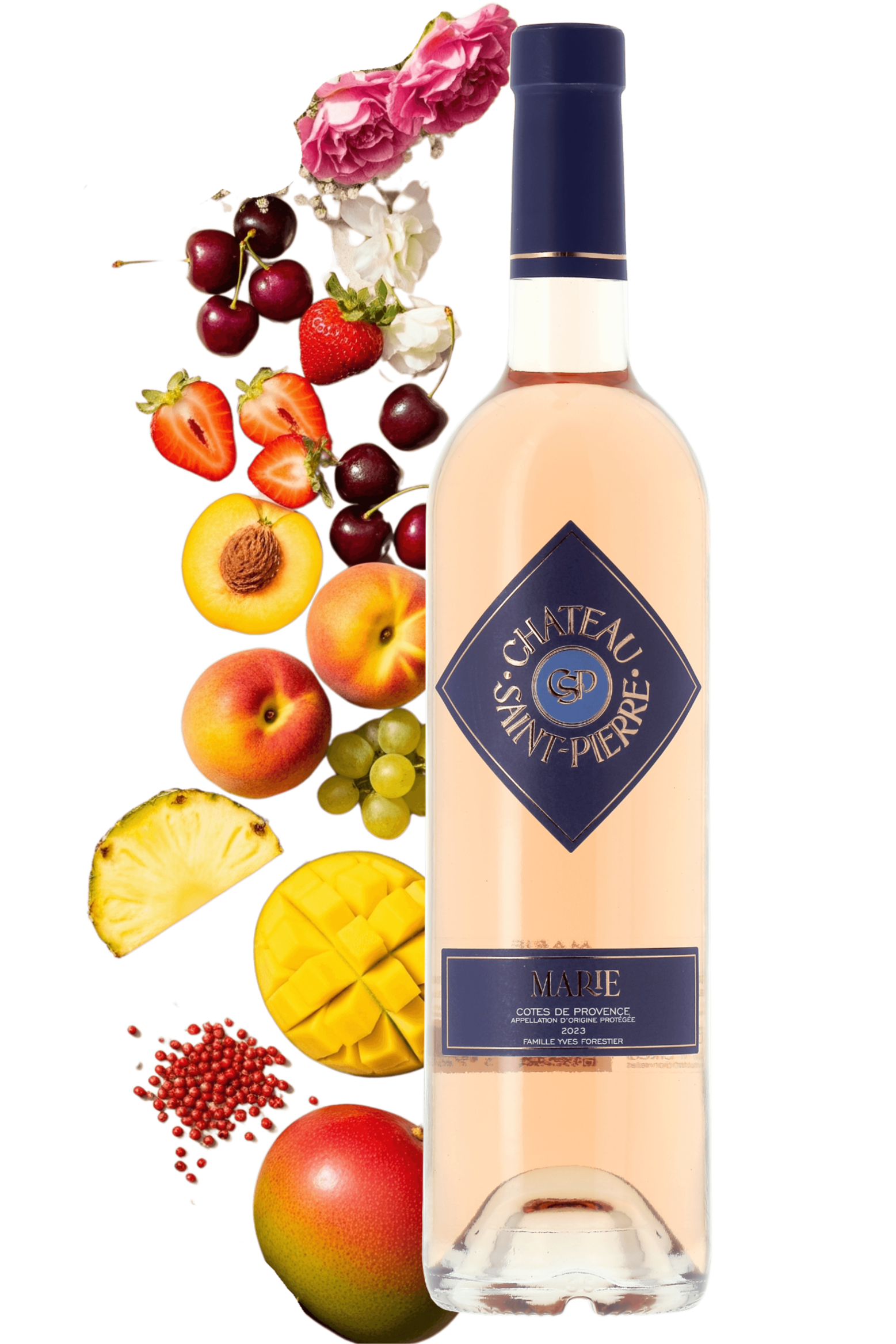 Côtes de Provence Rose Marie Château St Pierre 2023 - frontbs