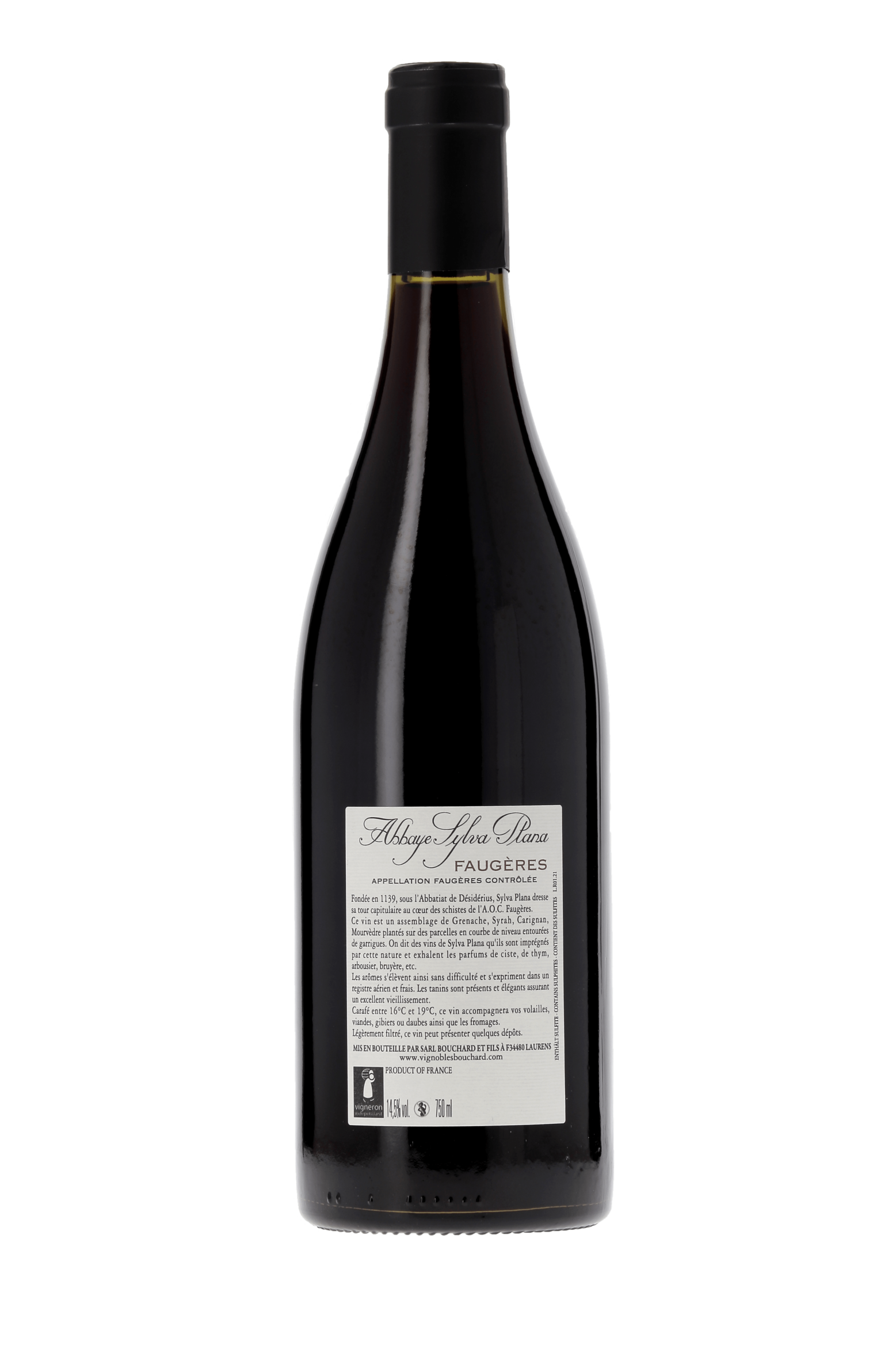 Faugères La Closeraie Abbaye Sylva Plana 2020 - frontbs