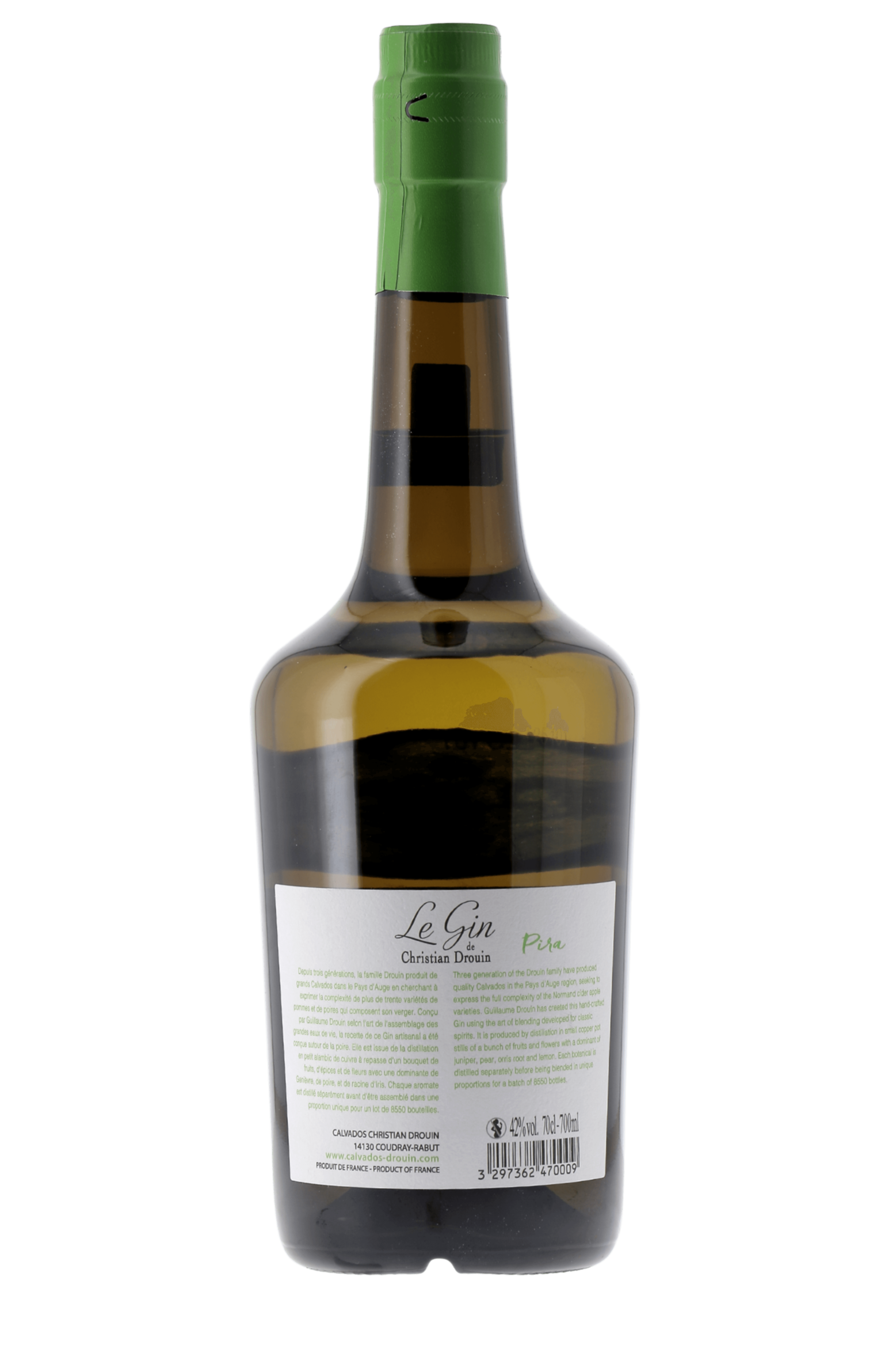 Gin Pira Christian Drouin 70cl - frontbs