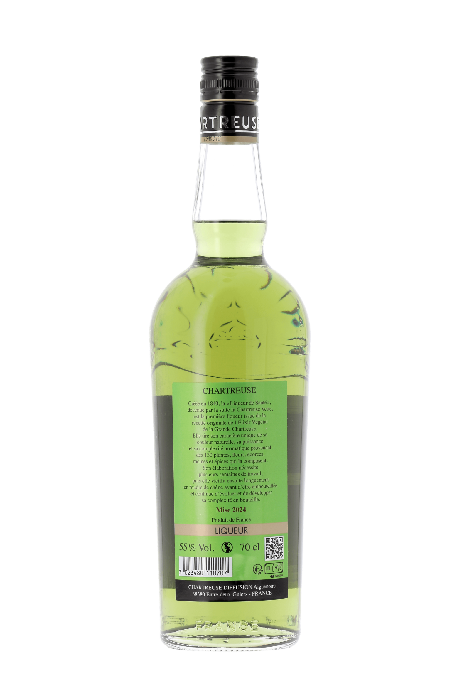 LIQUEUR Chartreuse Verte - Chartreuse Diffusion - frontbs