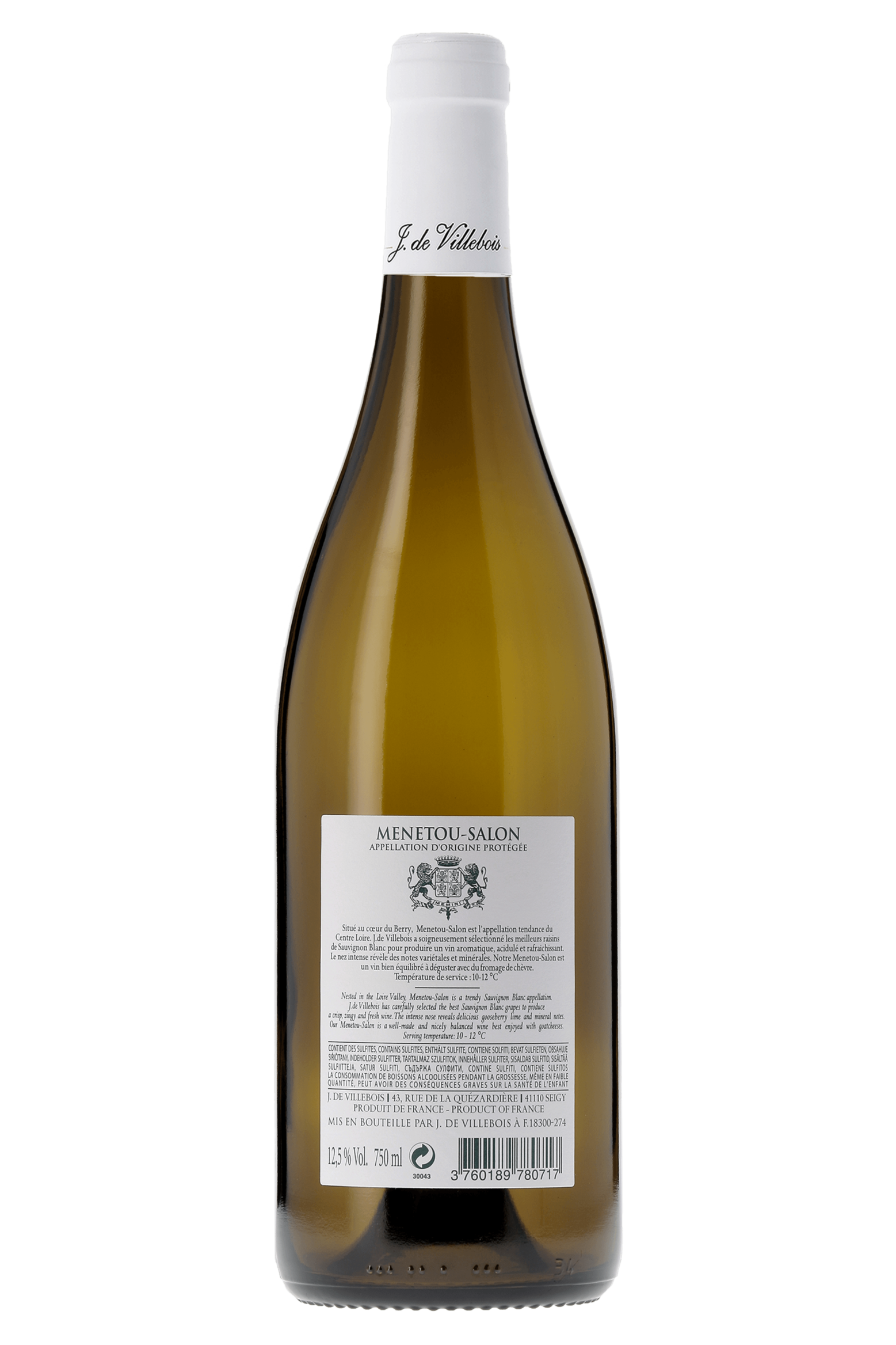 Menetou-Salon J. de Villebois 2023 150cl - frontbs