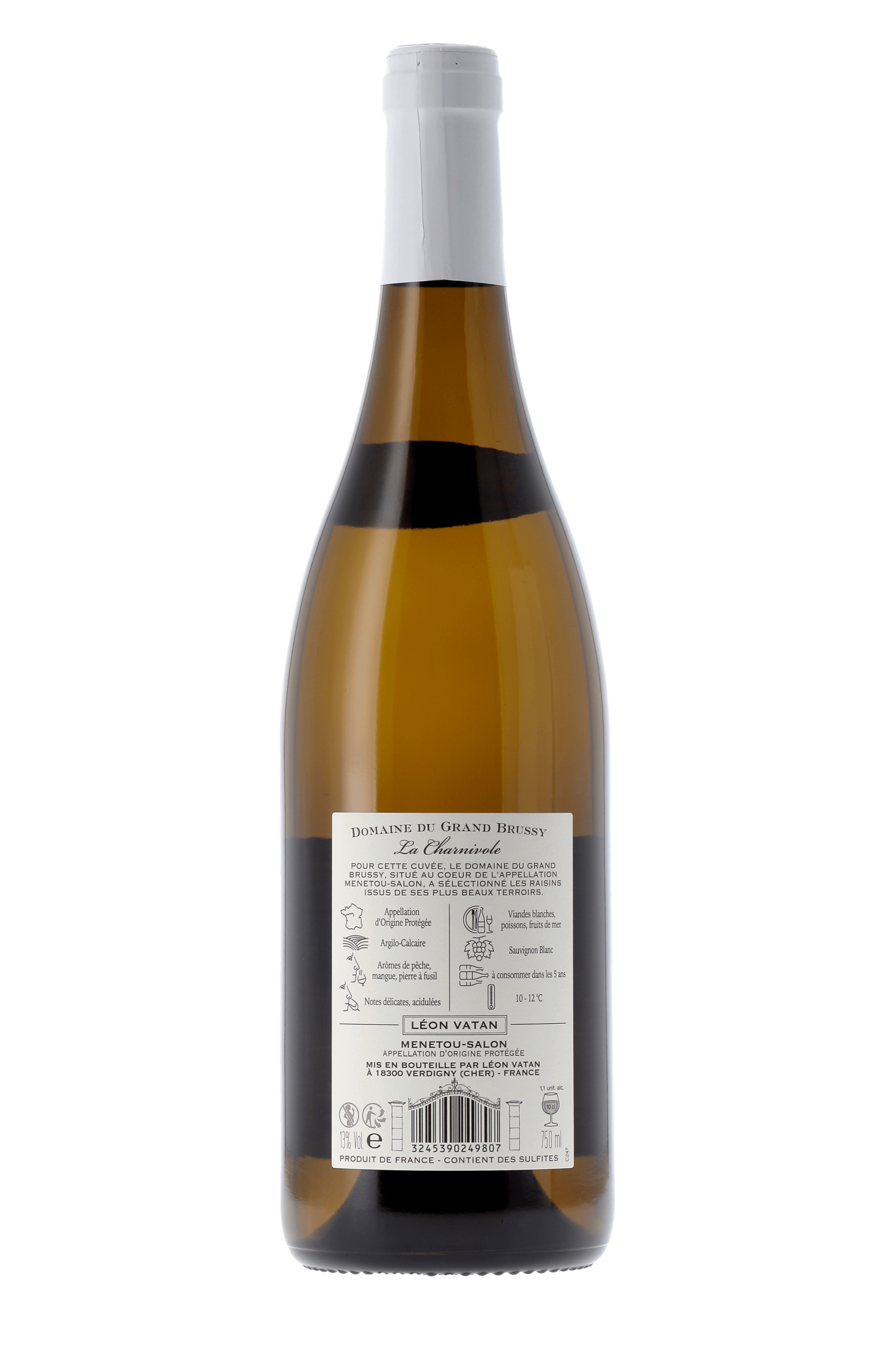 Menetou-Salon La Charnivole Domaine du Grand Brussy 2023 - frontbs