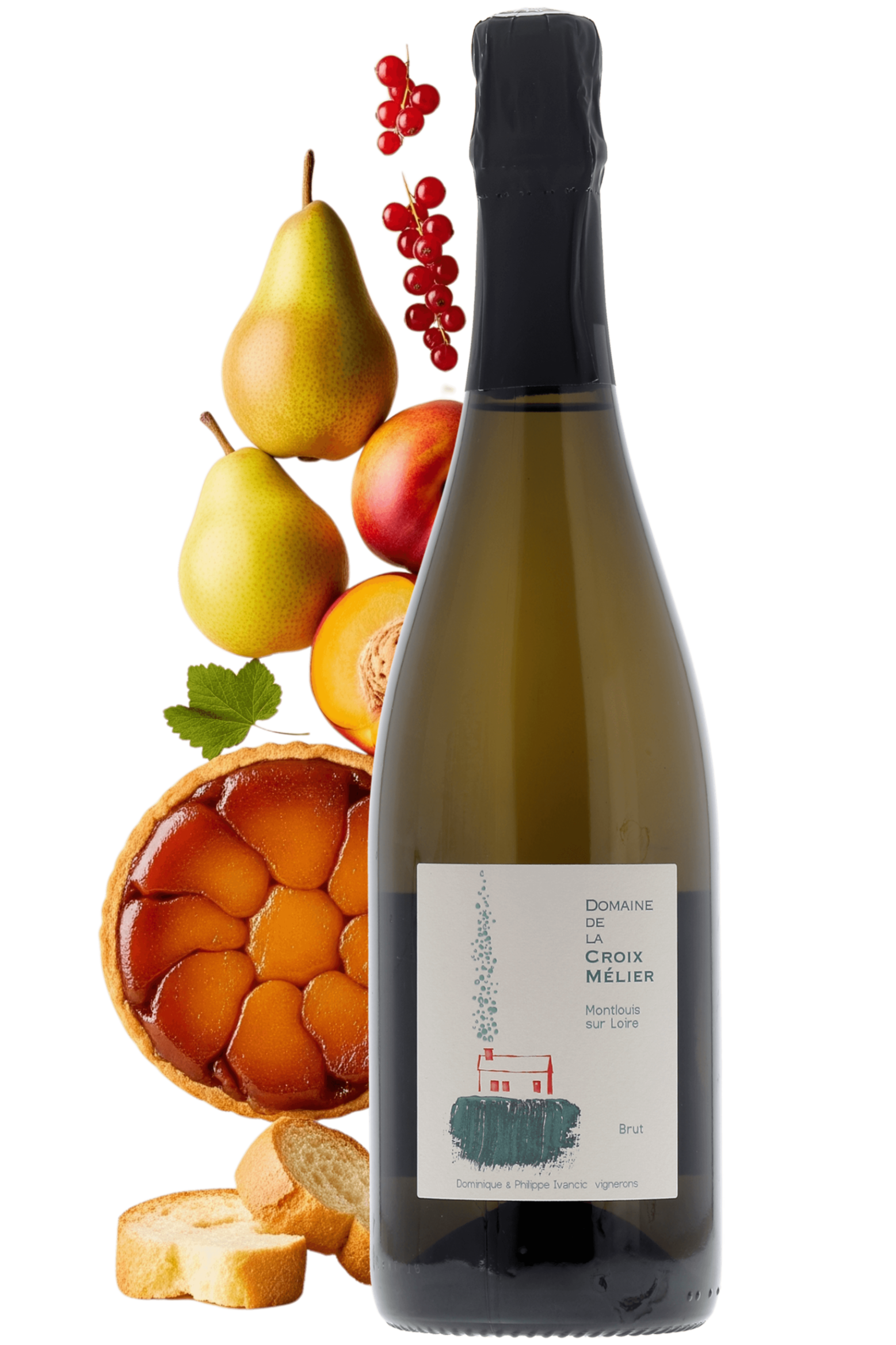 Montlouis-sur-Loire Brut Domaine de la Croix Mélier - frontbs