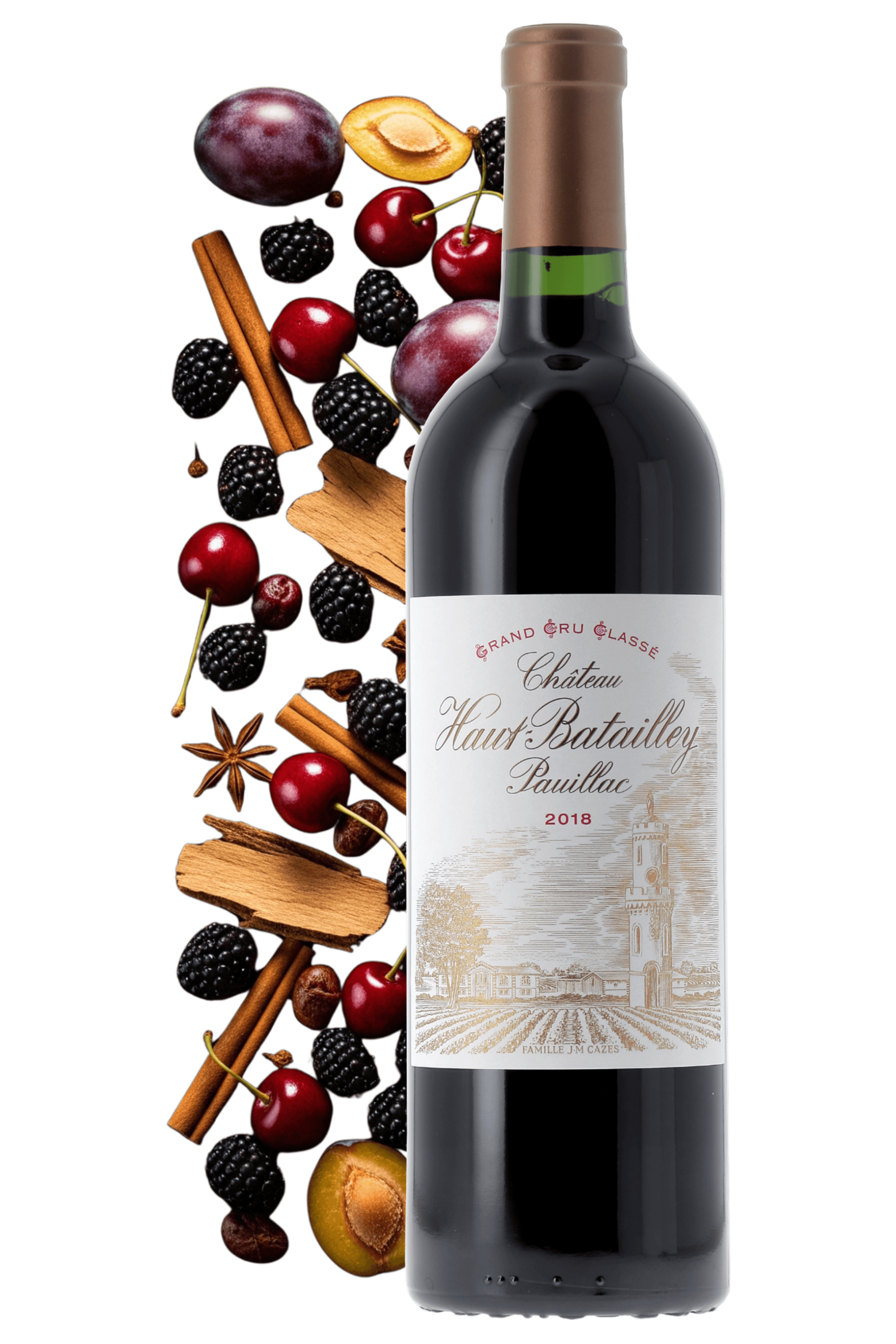 Pauillac Cuvée Verso Château Haut-Batailley 2018 - frontbs