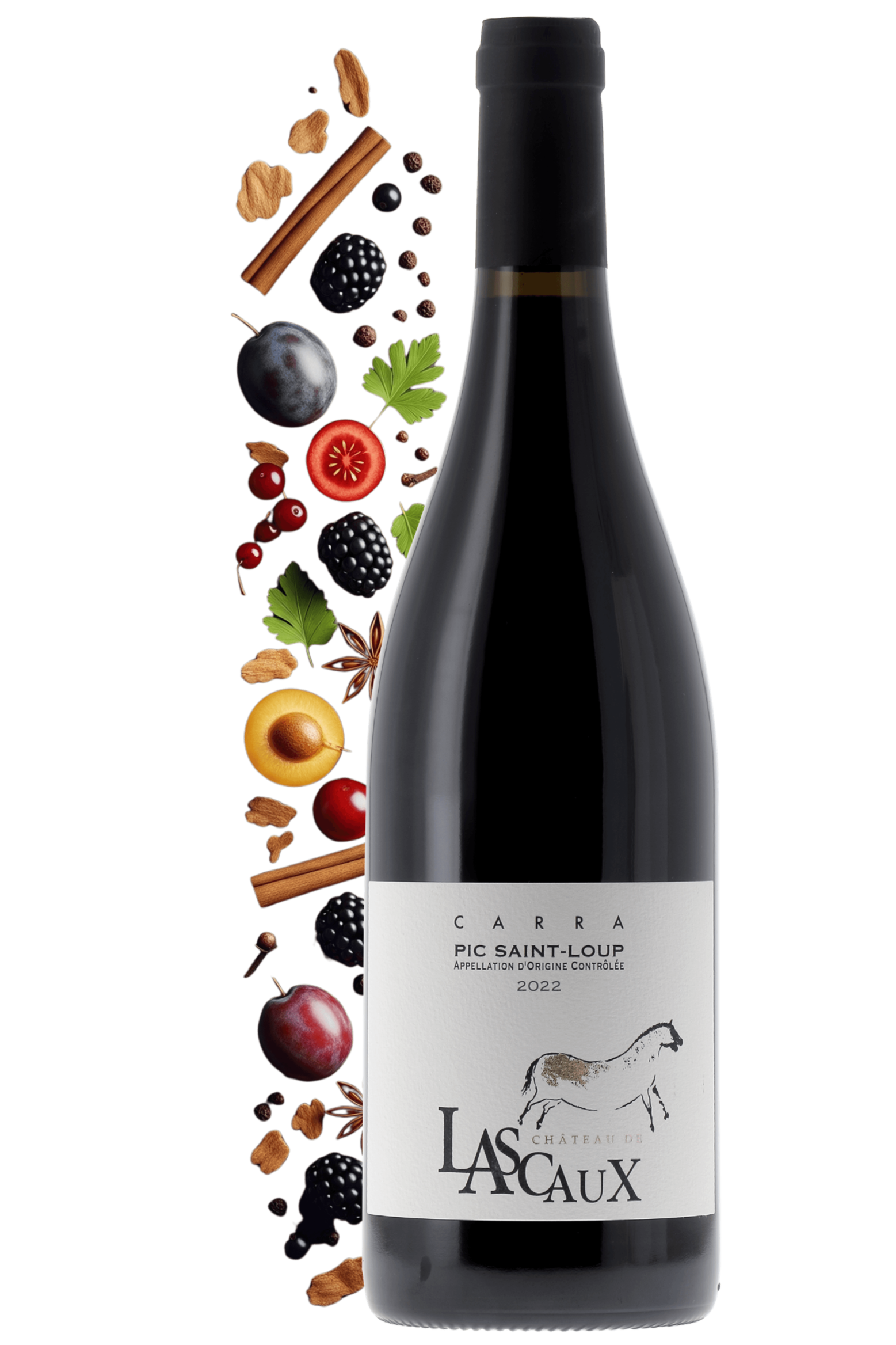 Pic Saint-Loup Carra Château Lascaux 2022 - frontbs