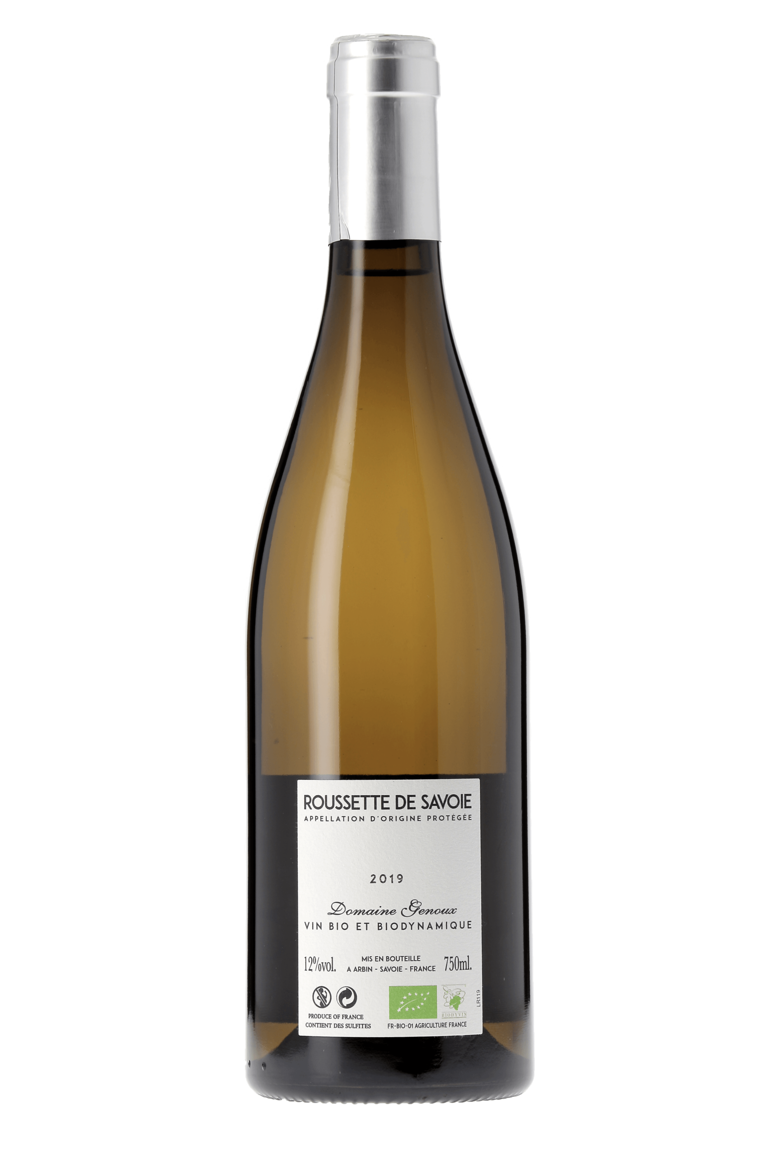Roussette de Savoie Son Altesse Château de Mérande 2019 - frontbs