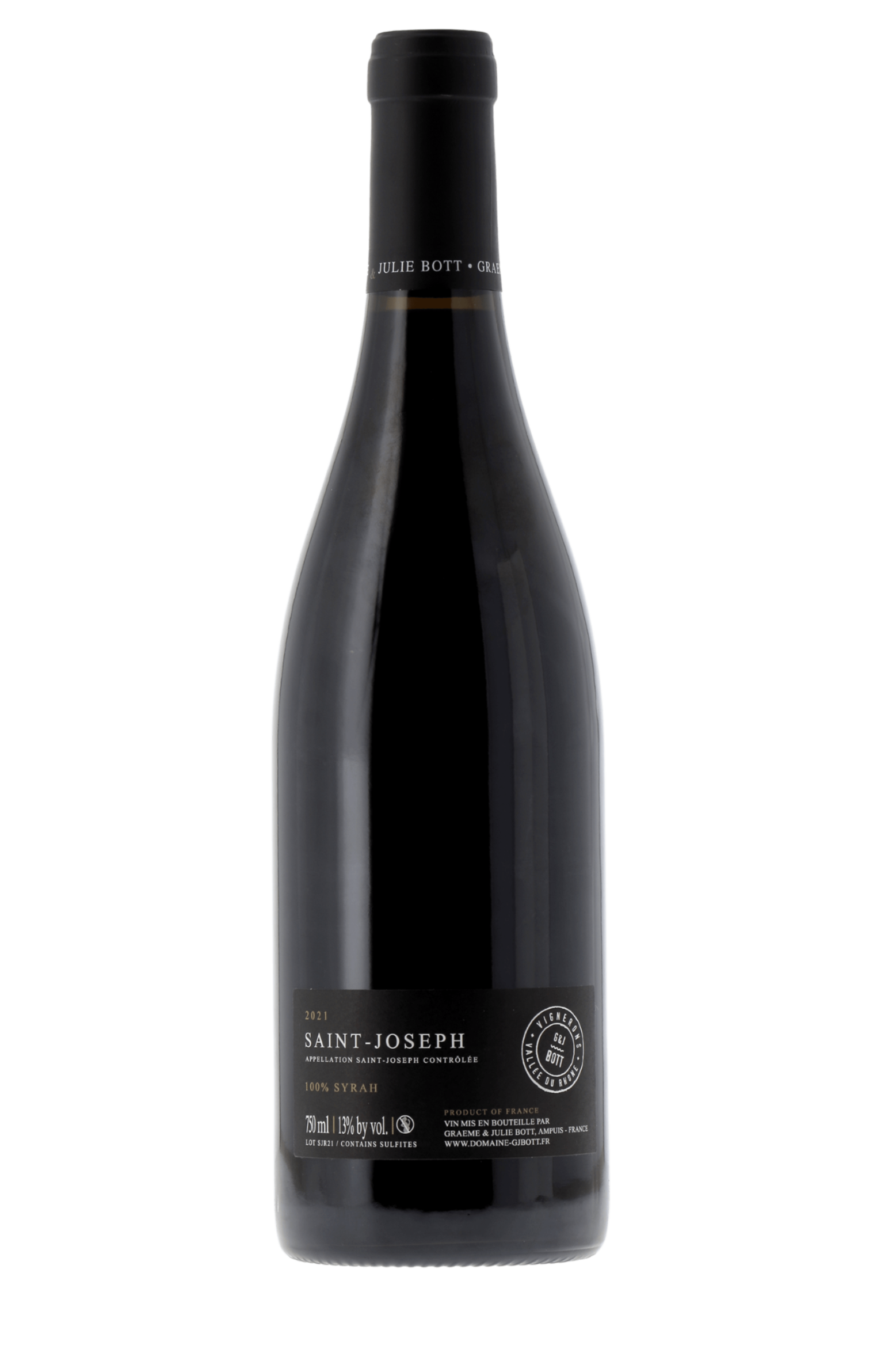 Saint-Joseph Domaine Graeme & Julie Bott 2021 - frontbs