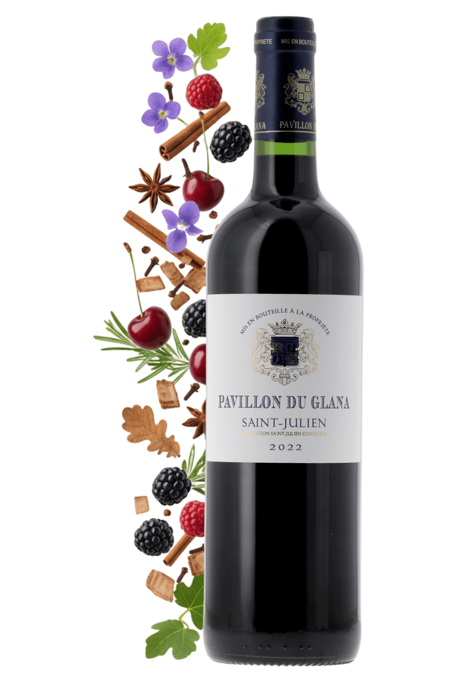 Saint-Julien Pavillon du Glana Château du Glana 2022 - frontbs