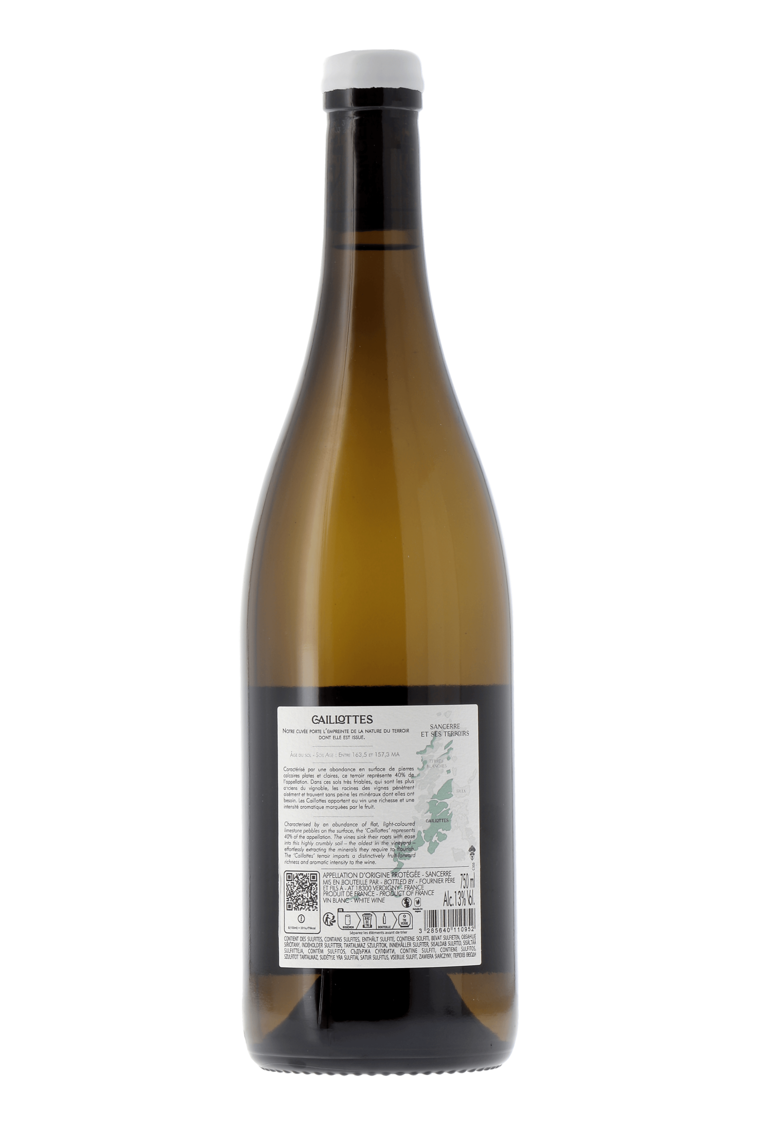 Sancerre Les Caillottes Fournier Père et Fils 2022 - frontbs