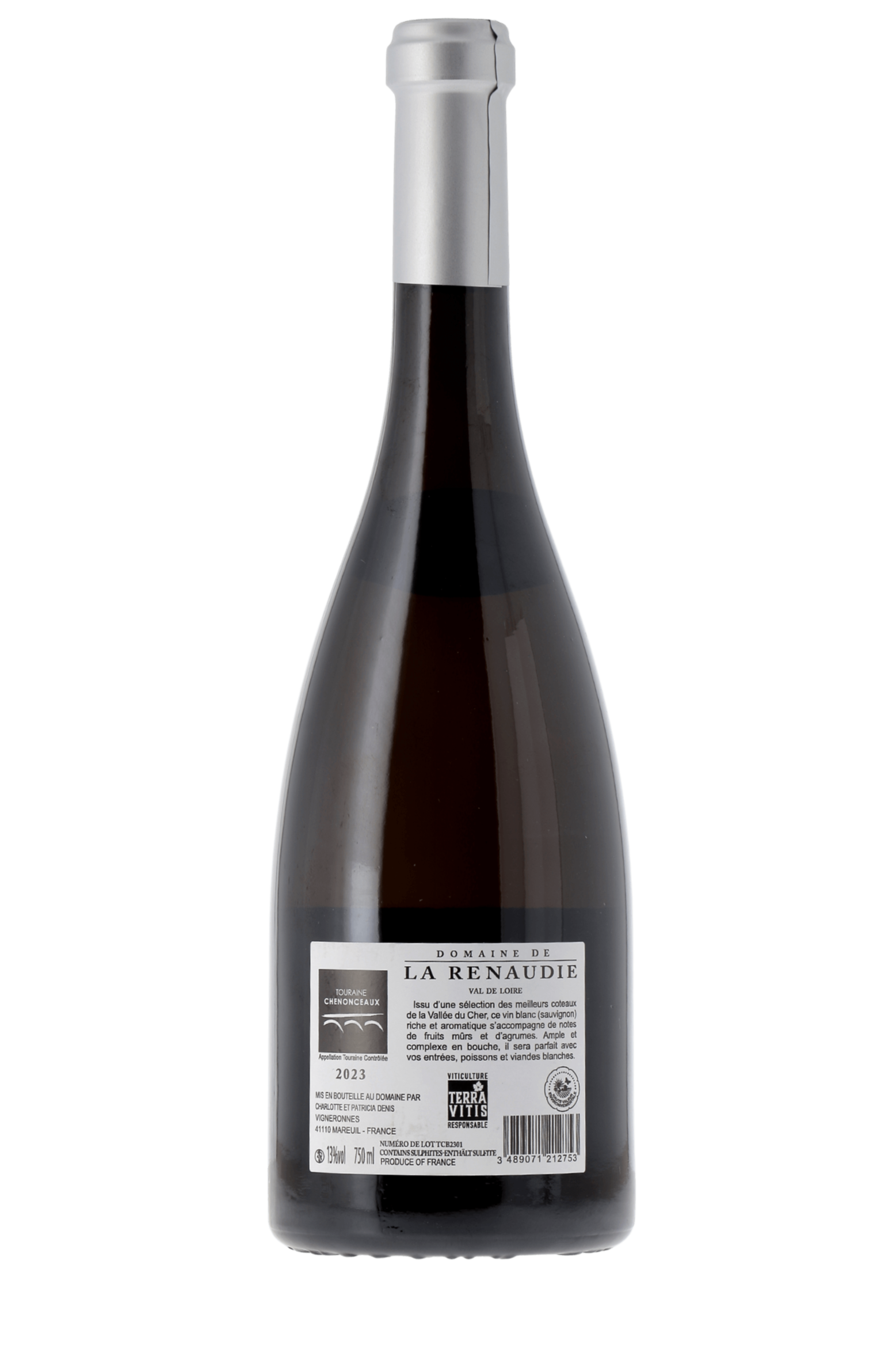 Touraine Chenonceaux Domaine De La Renaudie 2023 - frontbs