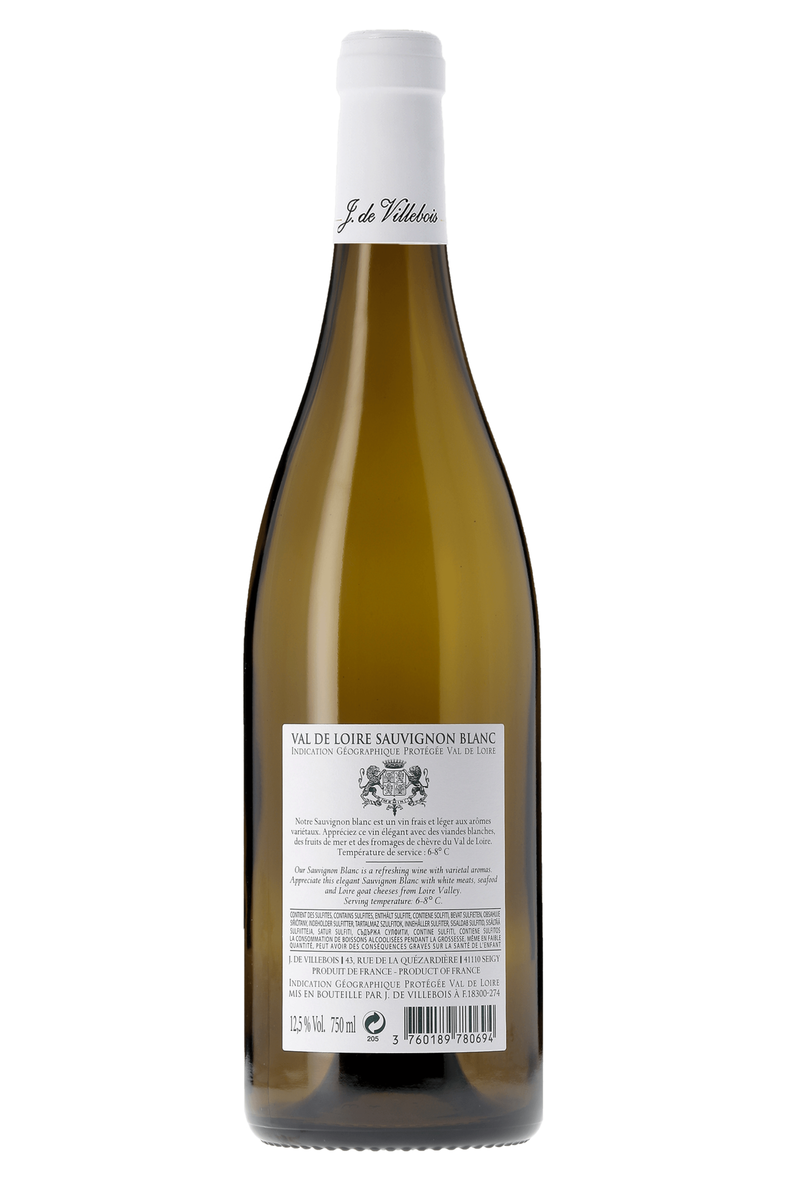 Val de Loire J. de Villebois 2023 - frontbs