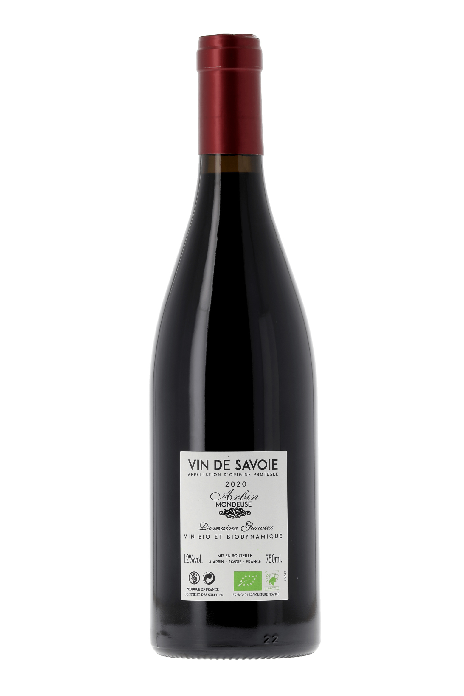 Vin de Savoie Le Comte Rouge Château de Mérande 2020 - frontbs