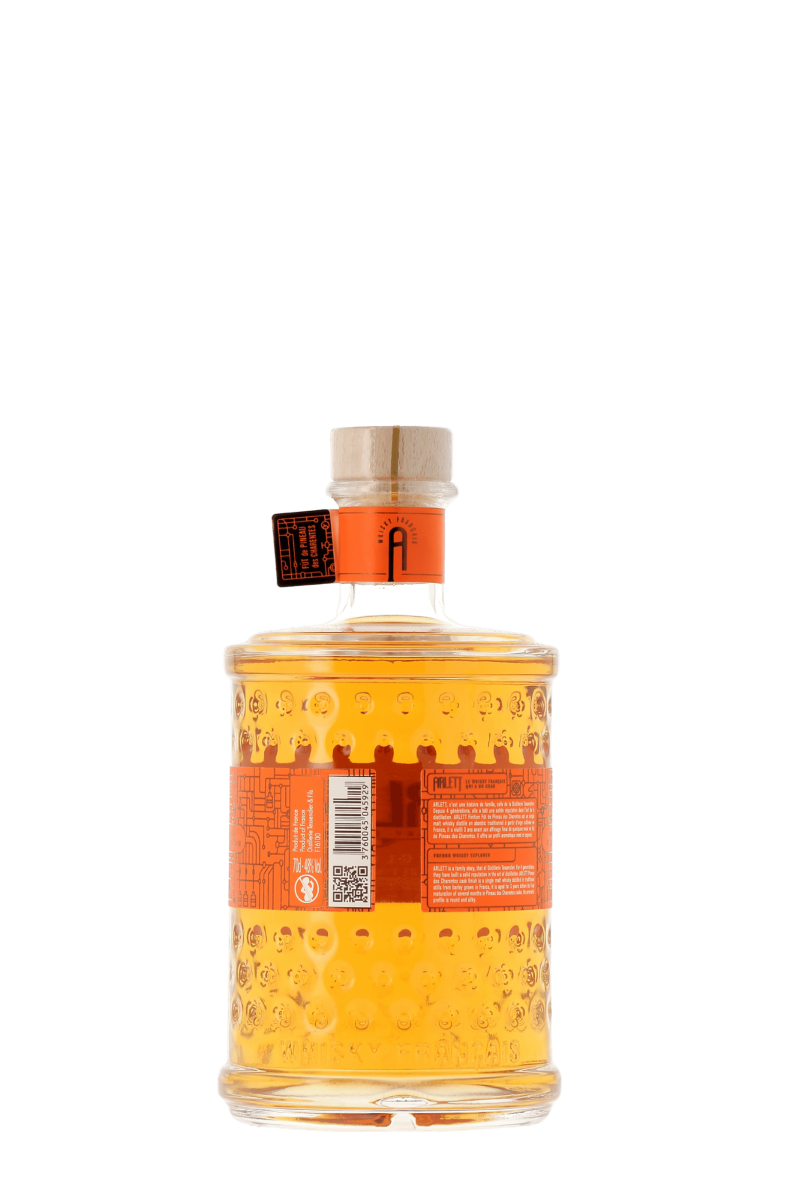 WHISKY Arlett Fut de Pineau - Distillerie Tessendier & Fils - frontbs