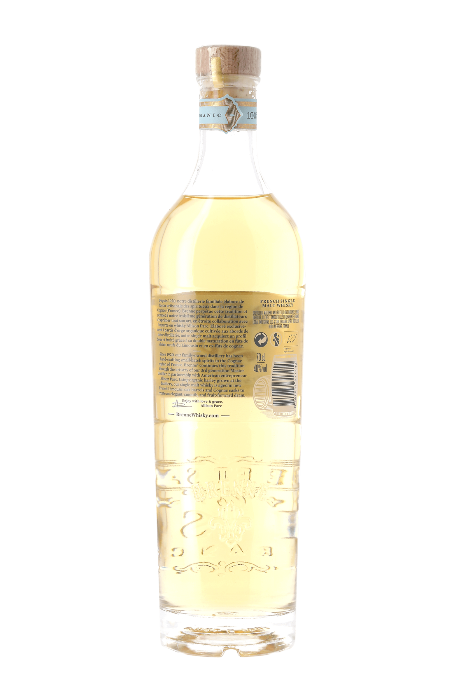 WHISKY Cuvée 'Single Malt' - Brenne - frontbs