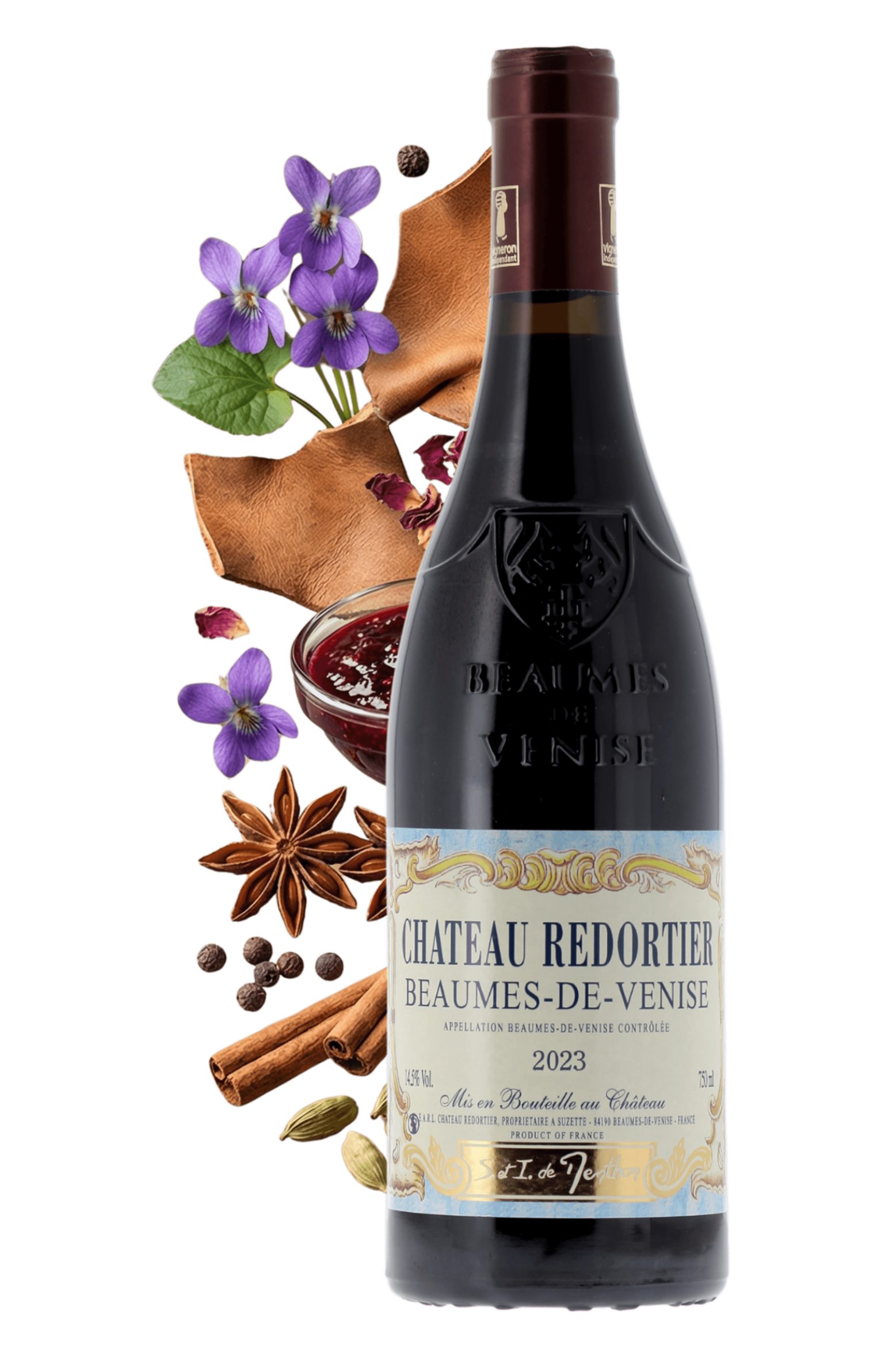 Beaumes de Venise Château Redortier 2023 - frontbs