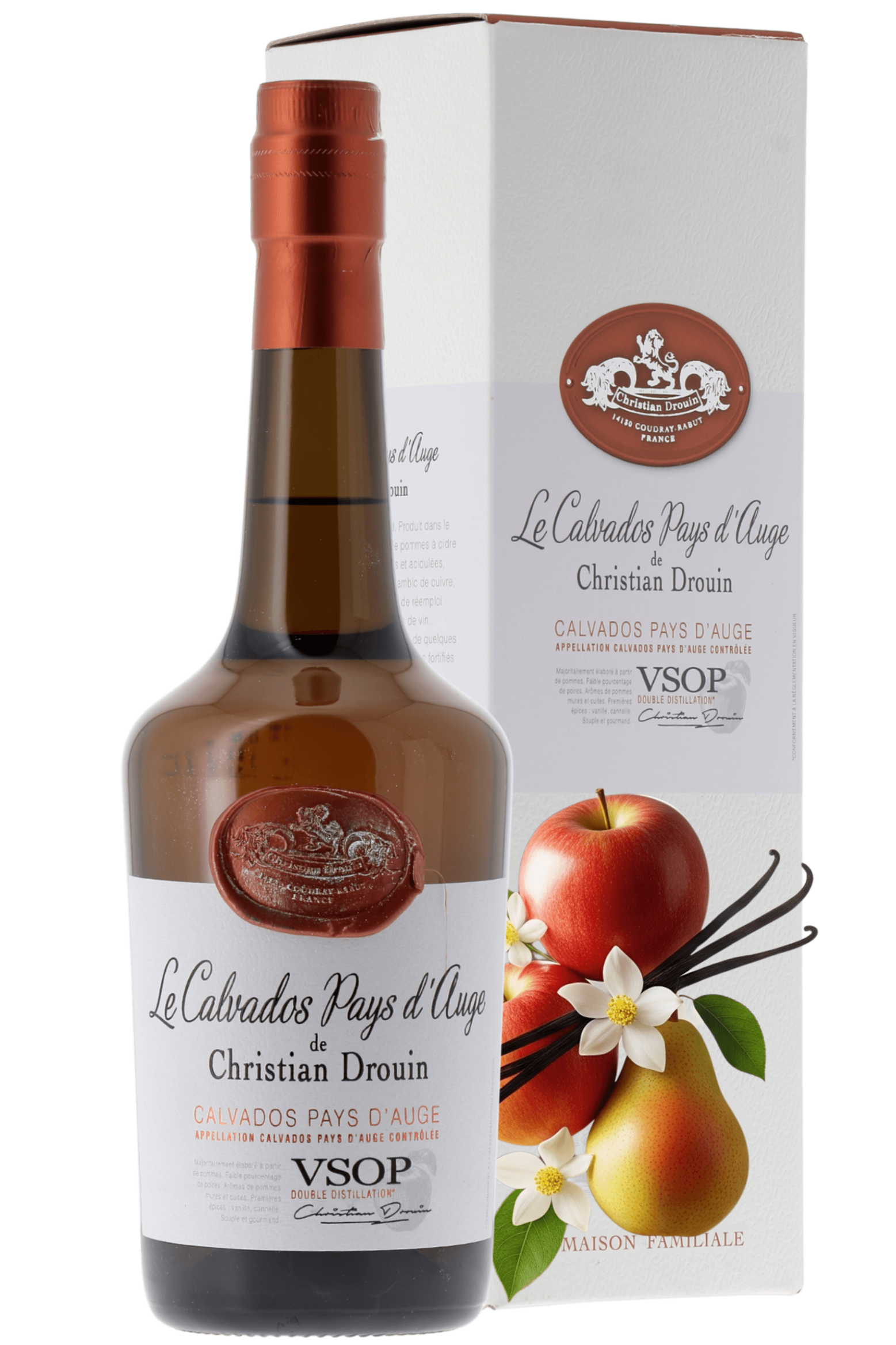 Calvados VSOP Pays d'Auge Christian Drouin 0cl - frontbs
