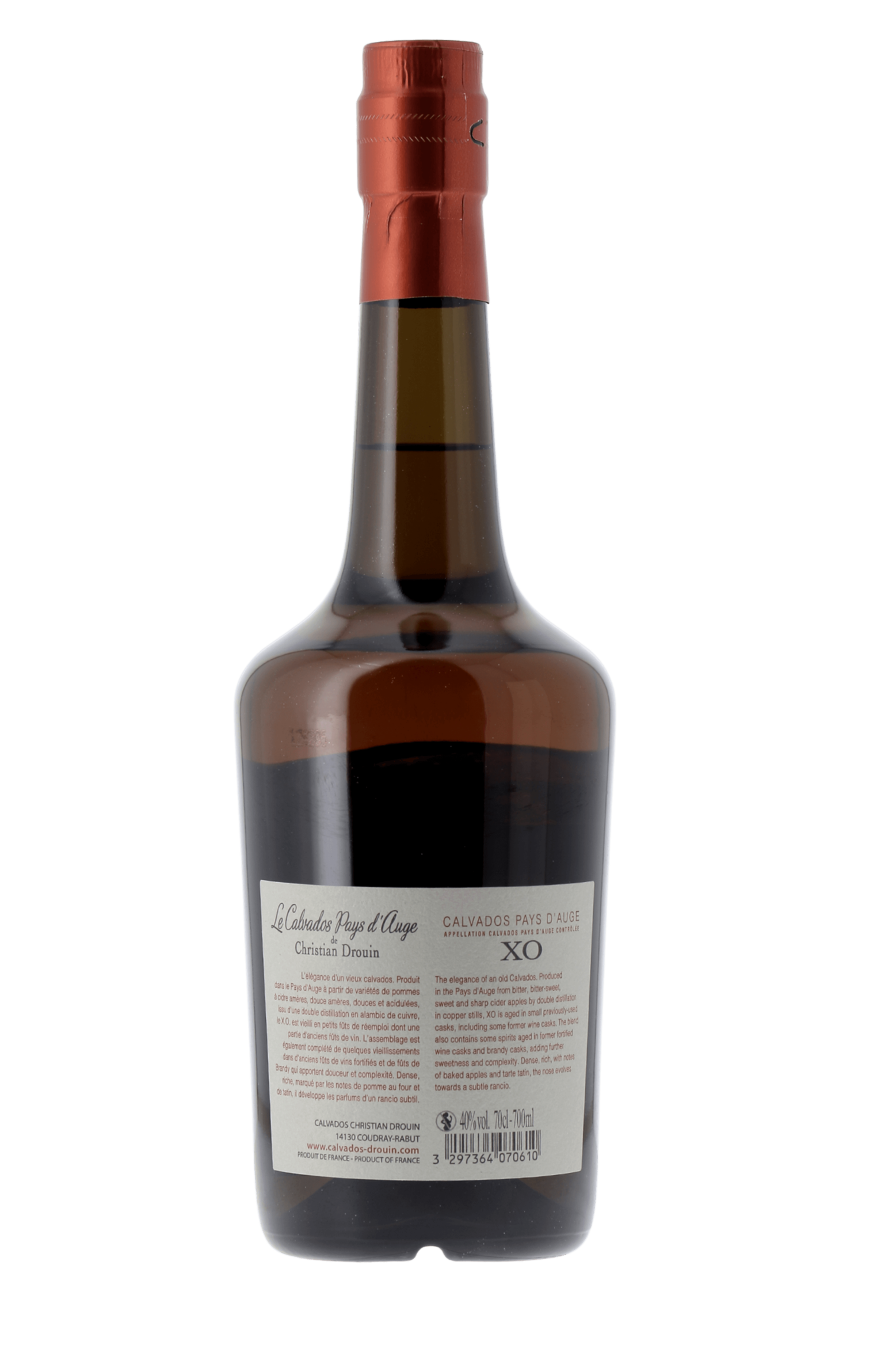 CALVADOS Pays d'Auge XO - Christian Drouin - frontbs