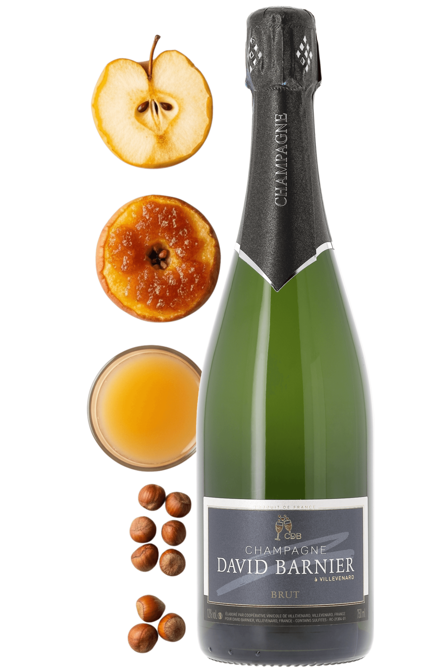 Champagne Brut Champagne David Barnier - frontbs
