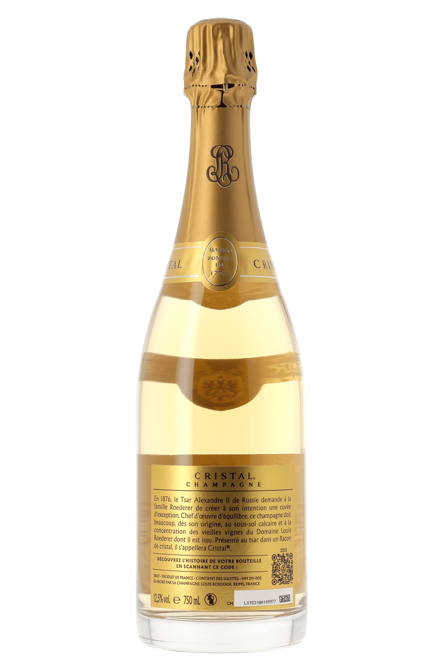 Champagne Cristal Champagne Louis Roederer 2015 - frontbs