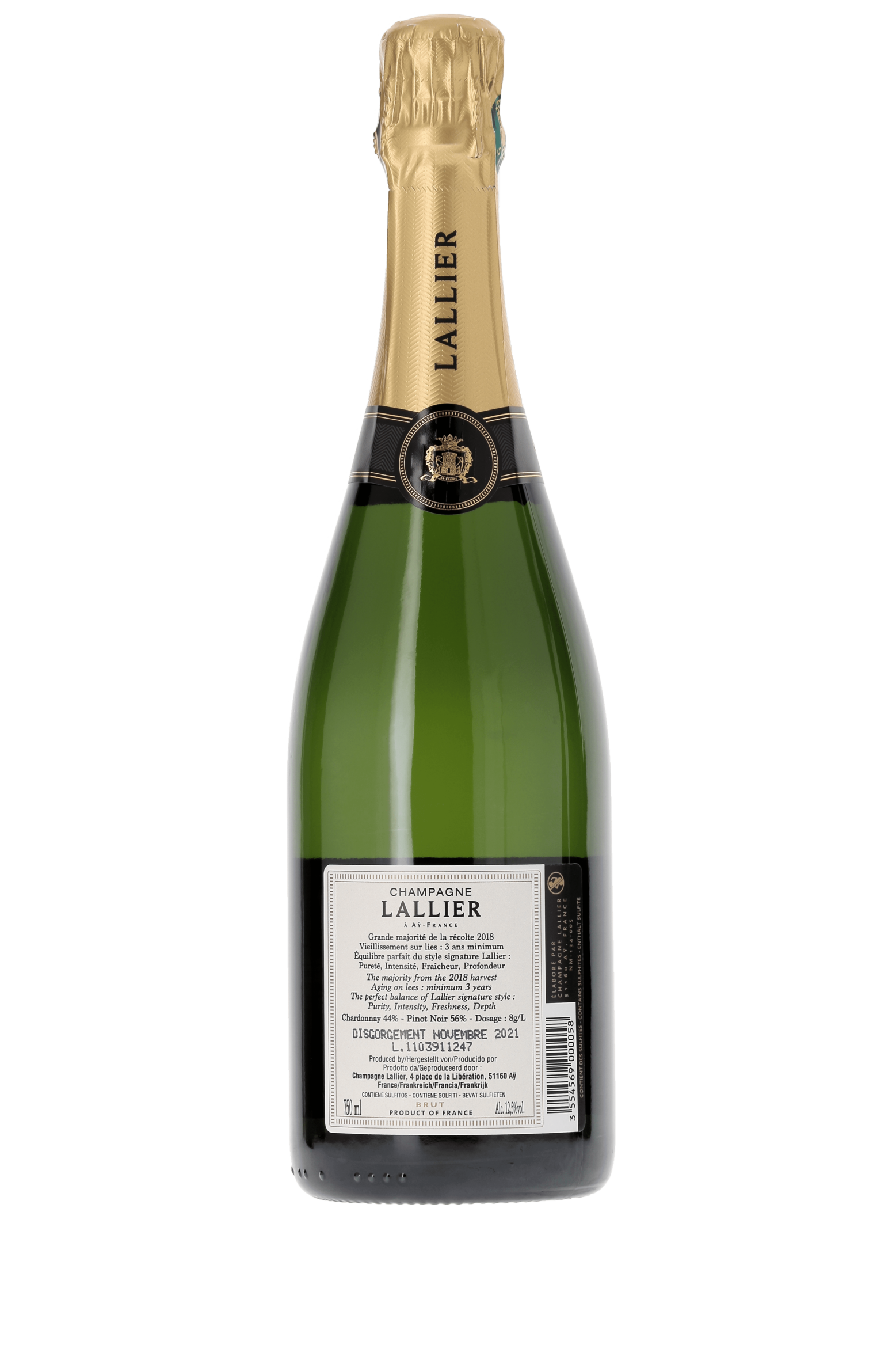 Champagne R018 Champagne Lallier - frontbs