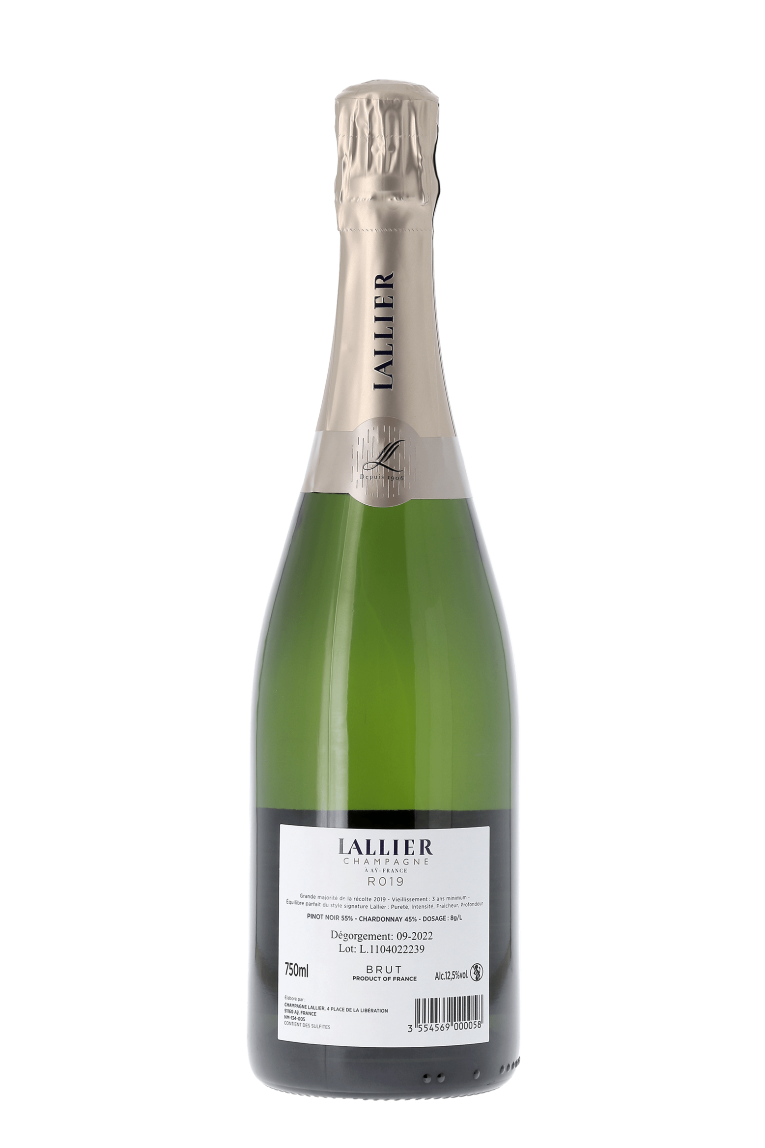 Champagne R019 Champagne Lallier - frontbs