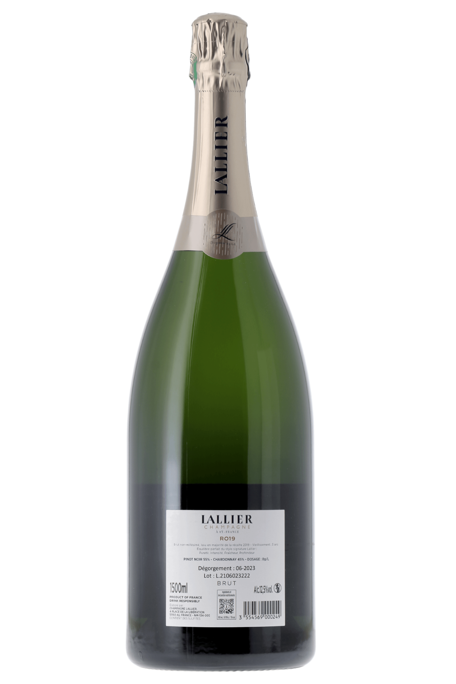 Champagne R019 Champagne Lallier NM 150cl - frontbs