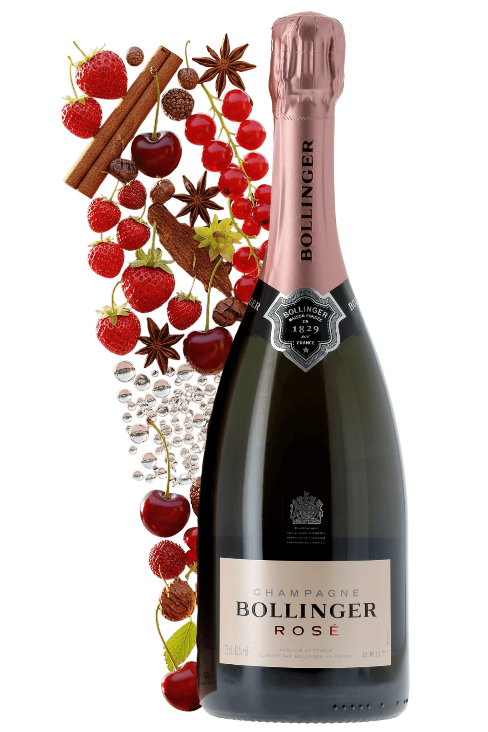 Champagne rosé Spécial Cuvée Champagne Bollinger NM - frontbs