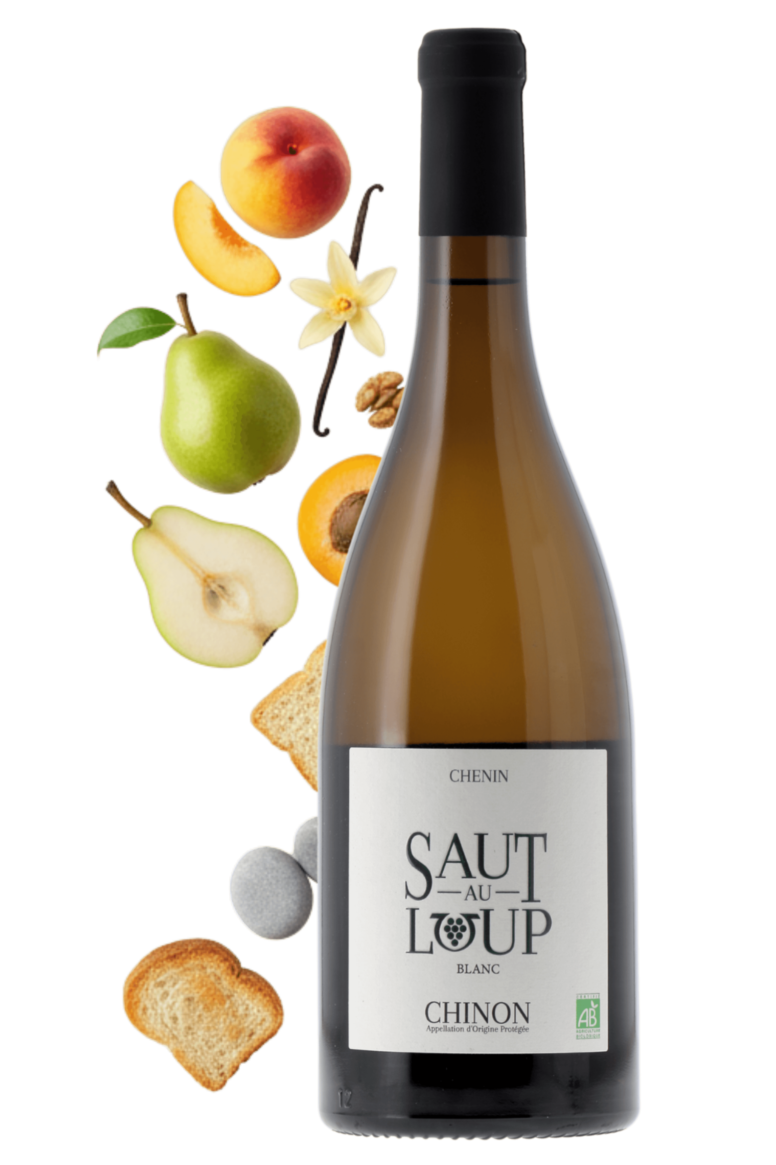 Chinon Chenin Blanc Domaine Dozon 2024 - frontbs