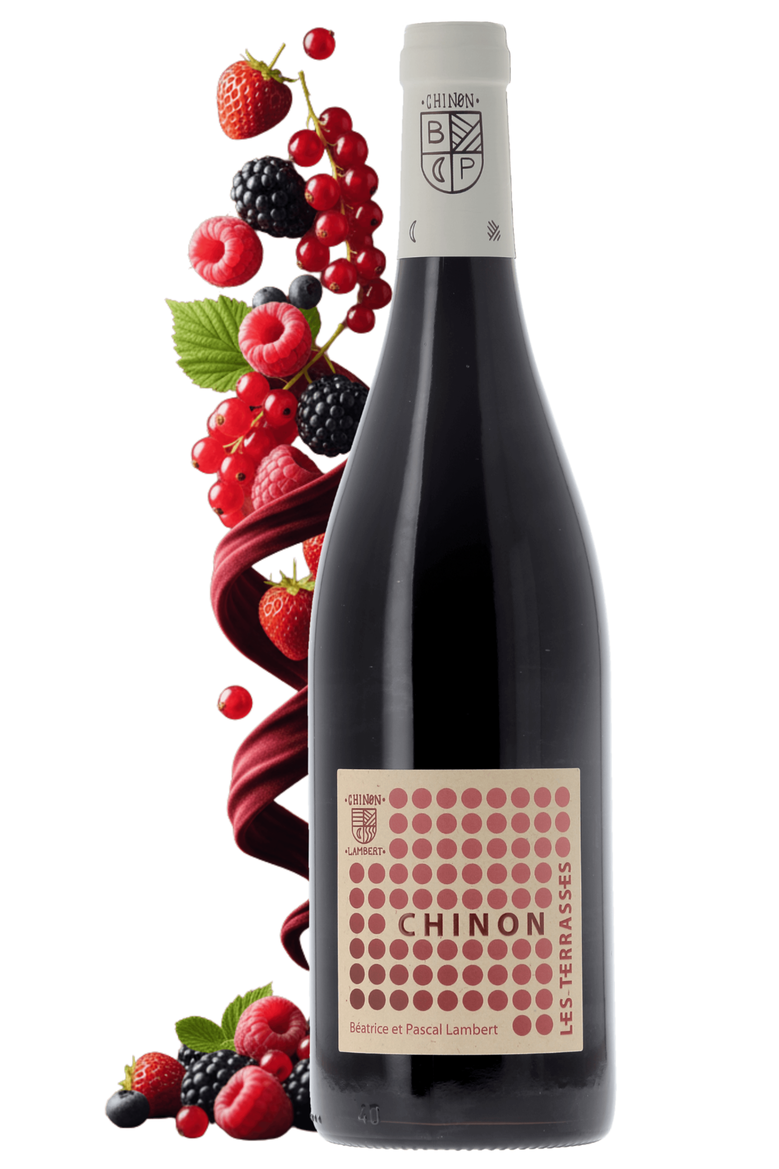 Chinon Les Terrasses Domaine Lambert 2022 - frontbs