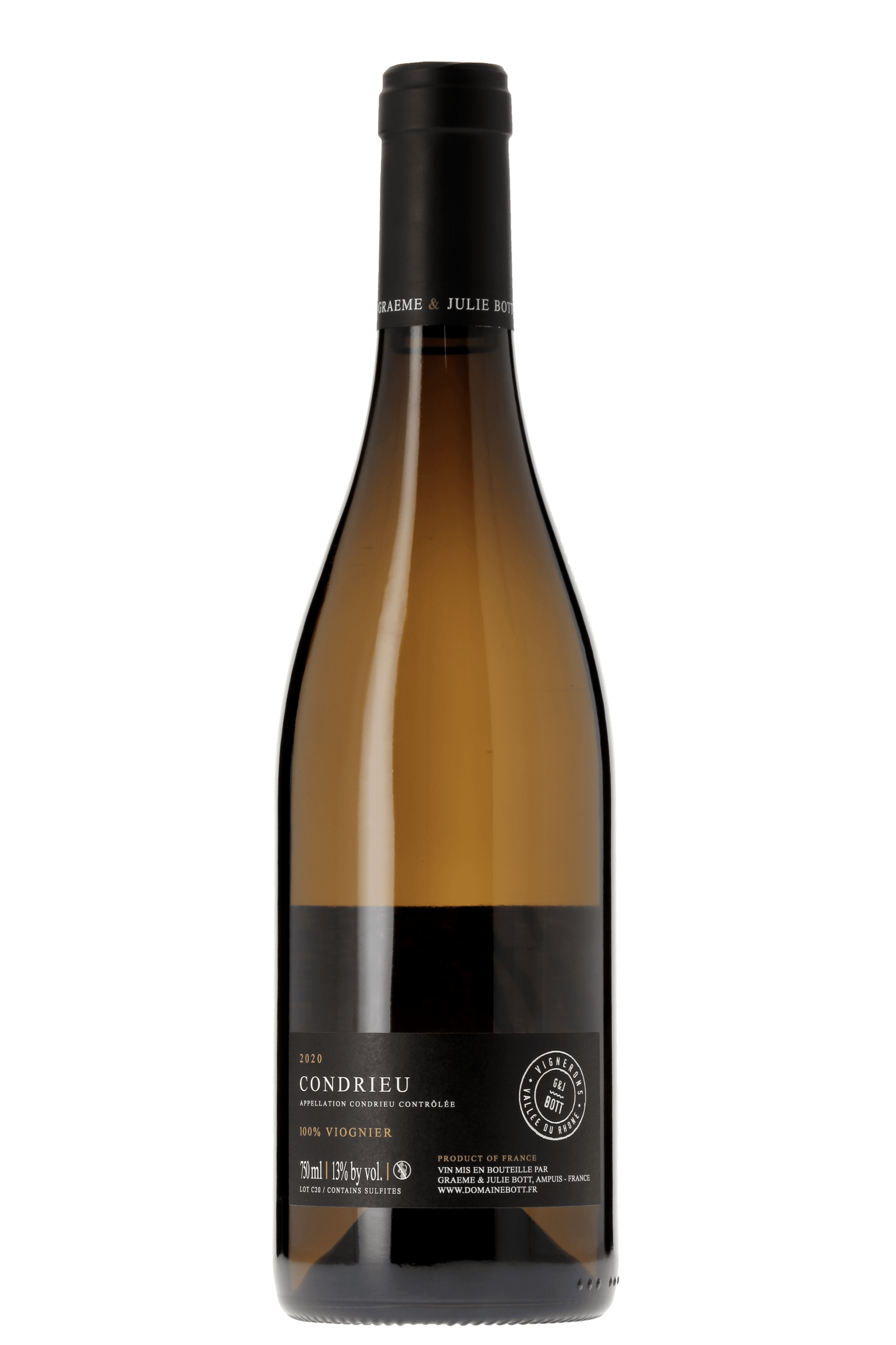 Condrieu Domaine Graeme & Julie Bott 2020 - frontbs
