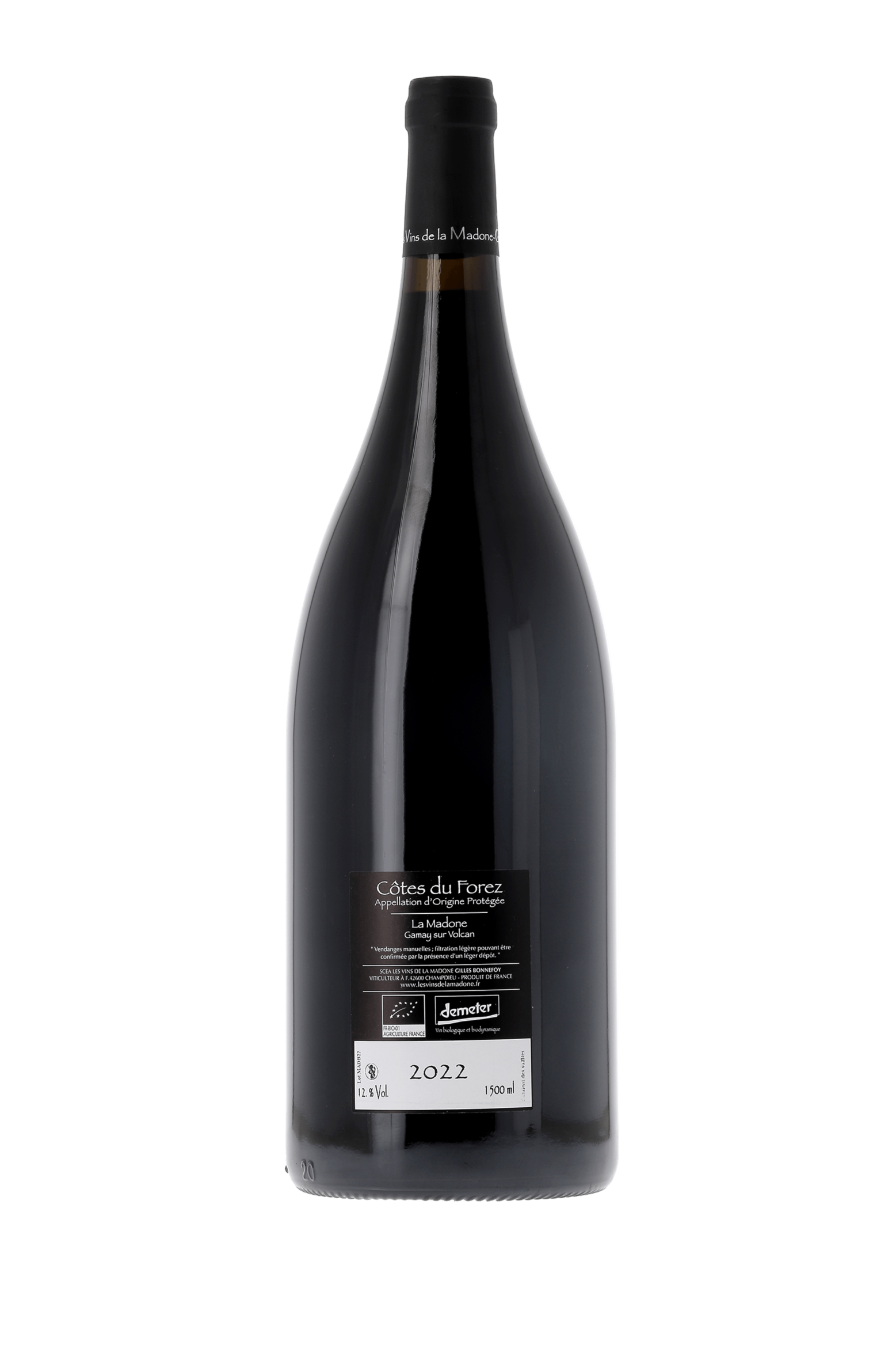 Côtes du Forez La Madone Les Vins de la Madone 2022 150cl - frontbs