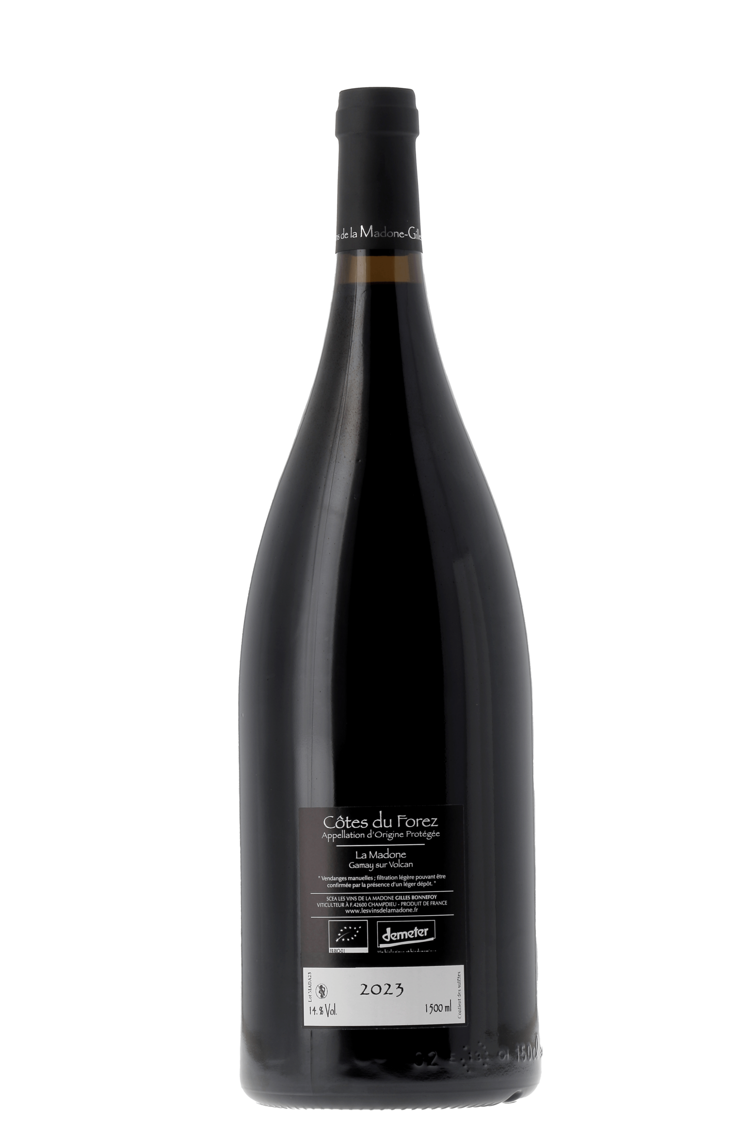 Côtes du Forez La Madone Les Vins de la Madone 2023 150cl - frontbs