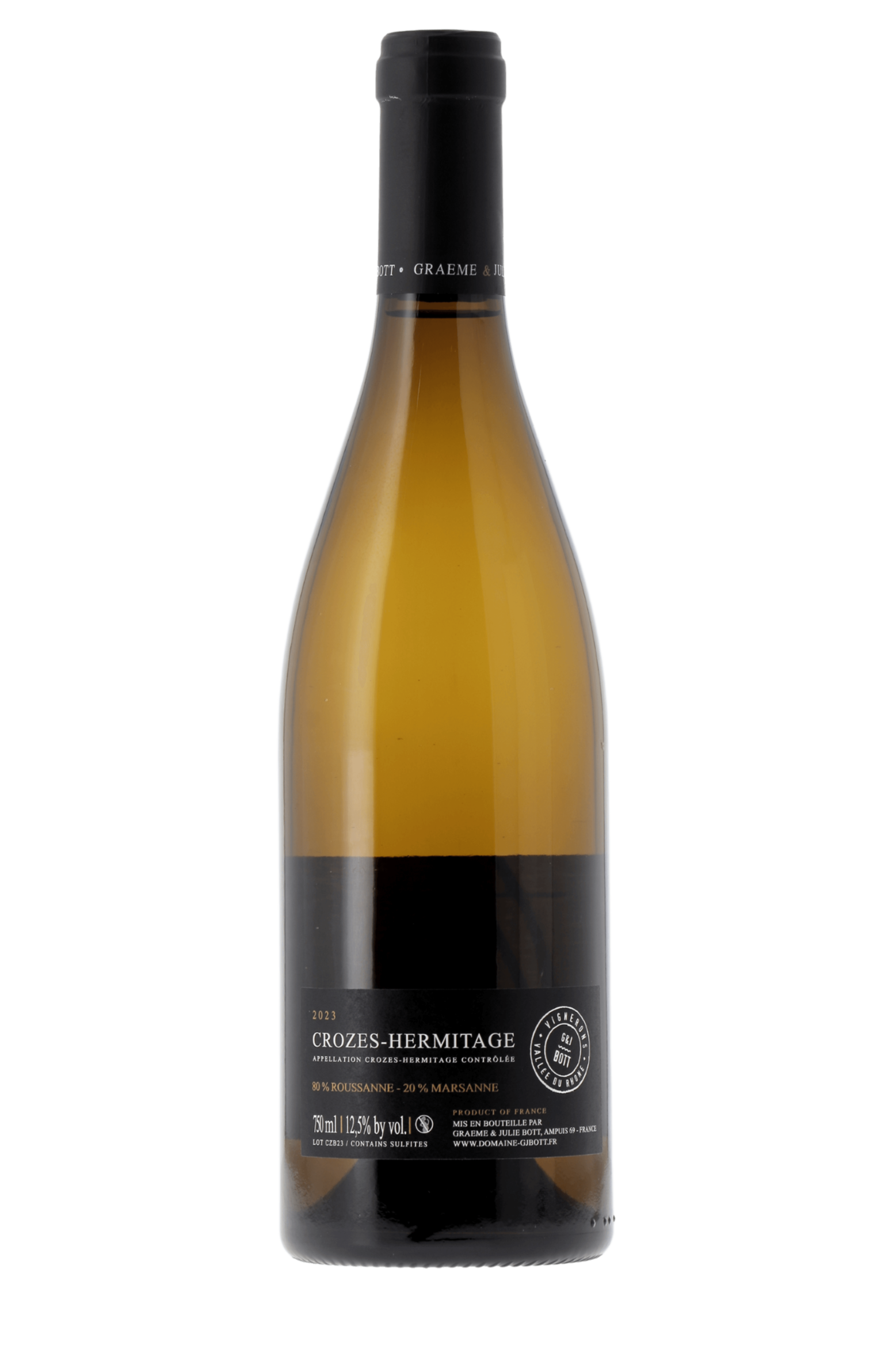Crozes-Hermitage Domaine Graeme & Julie Bott 2023 - frontbs