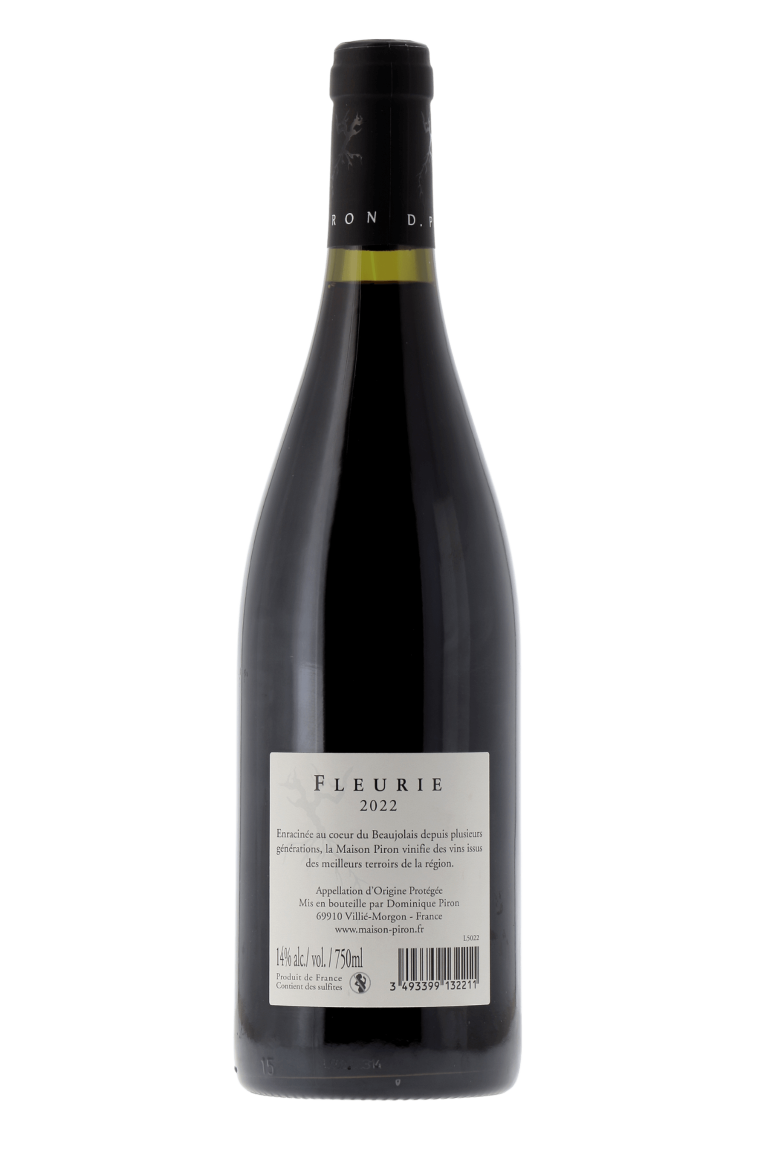Fleurie Domaine Dominique Piron 2022 - frontbs