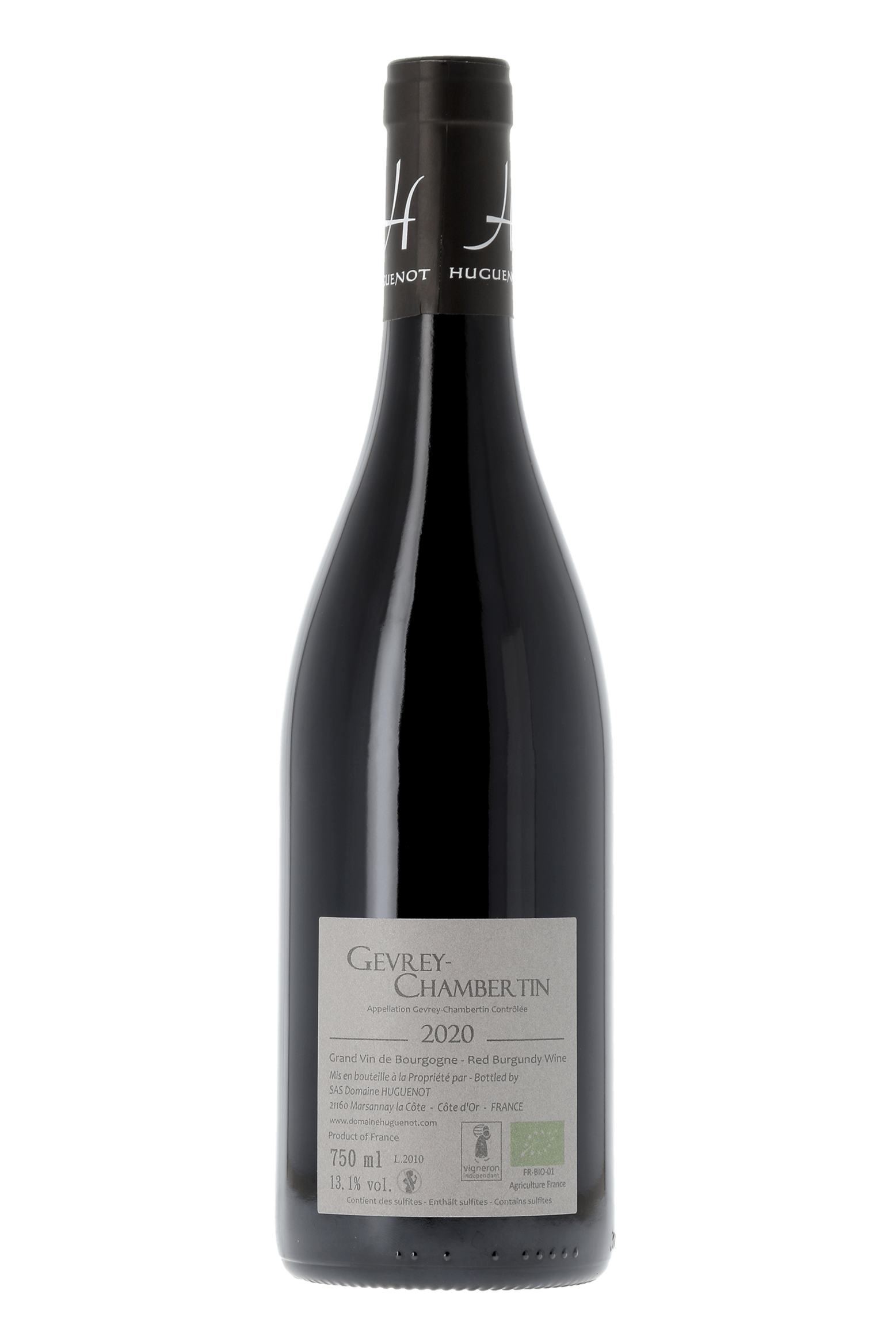 Gevrey-Chambertin Domaine Huguenot 2020 - frontbs