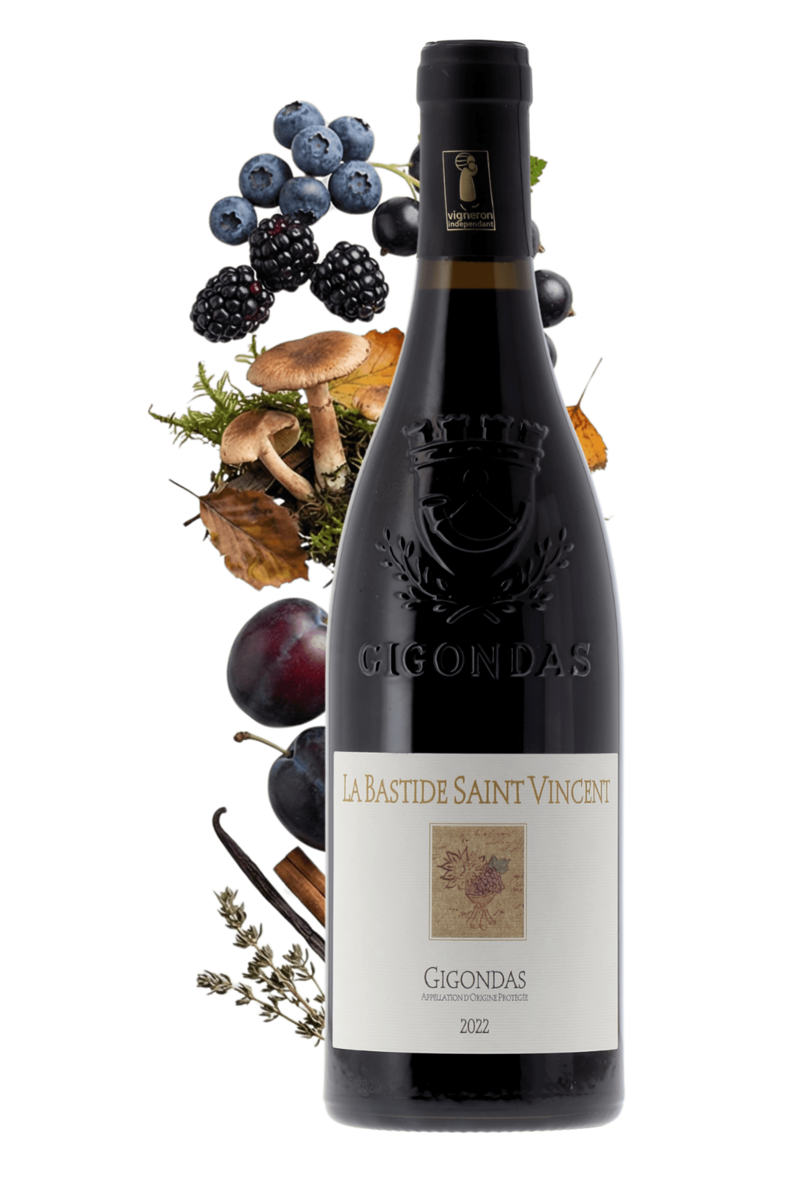 Gigondas La Bastide Saint Vincent 2022 - frontbs