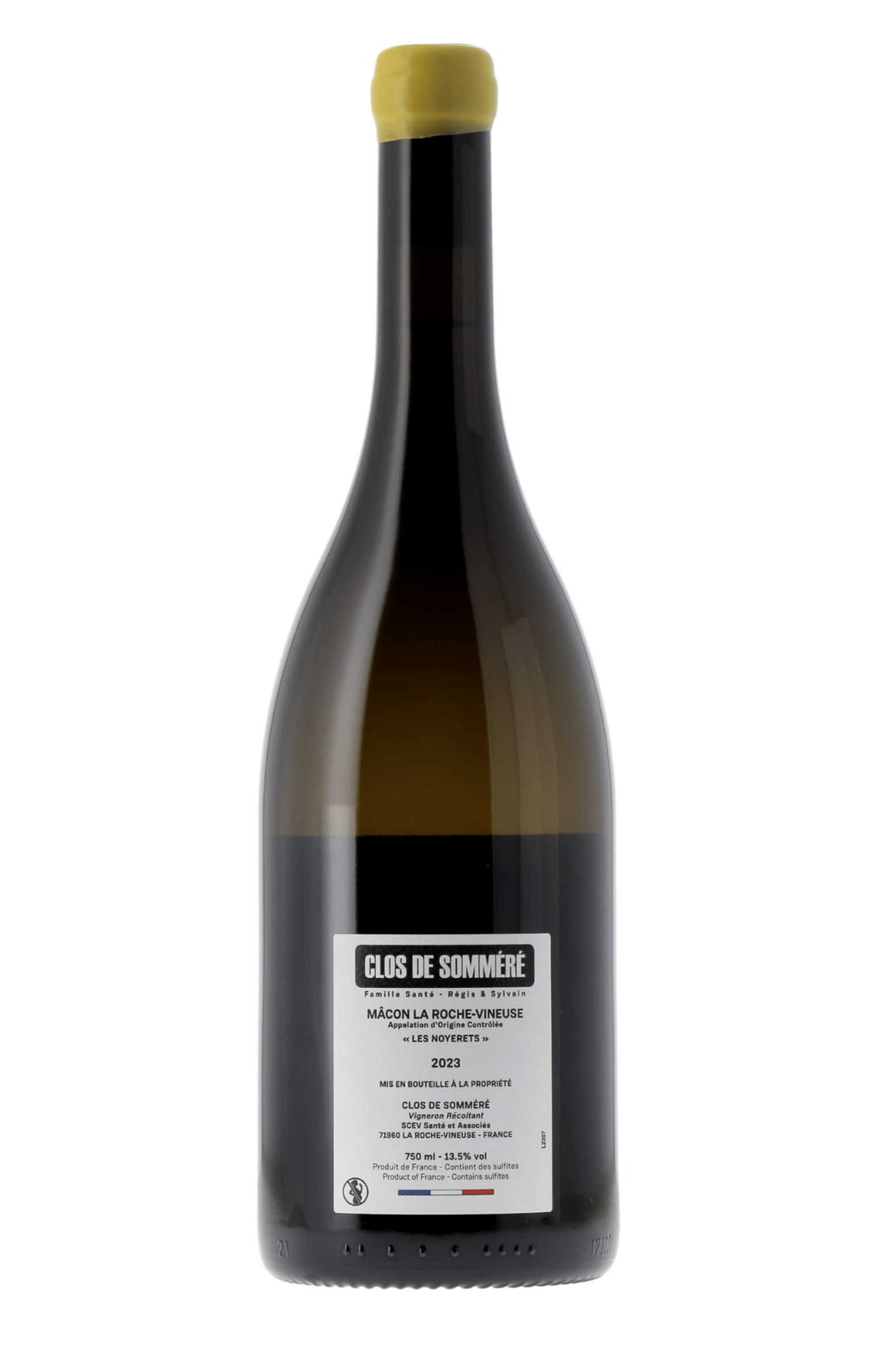 Mâcon La Roche-Vineuse Les Noyerets Clos de Somméré 2023 - frontbs
