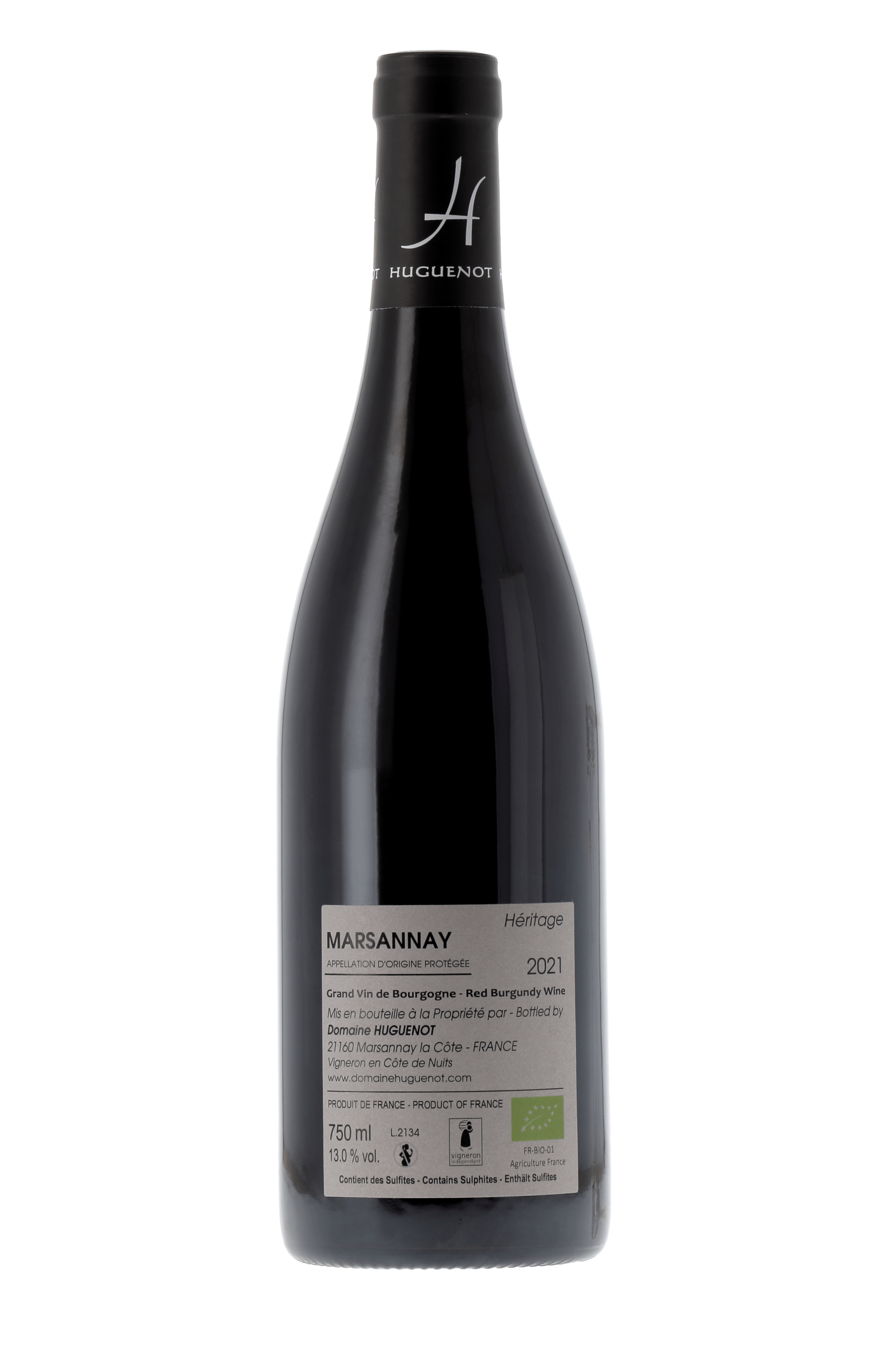 Marsannay Héritage Domaine Huguenot 2021 - frontbs