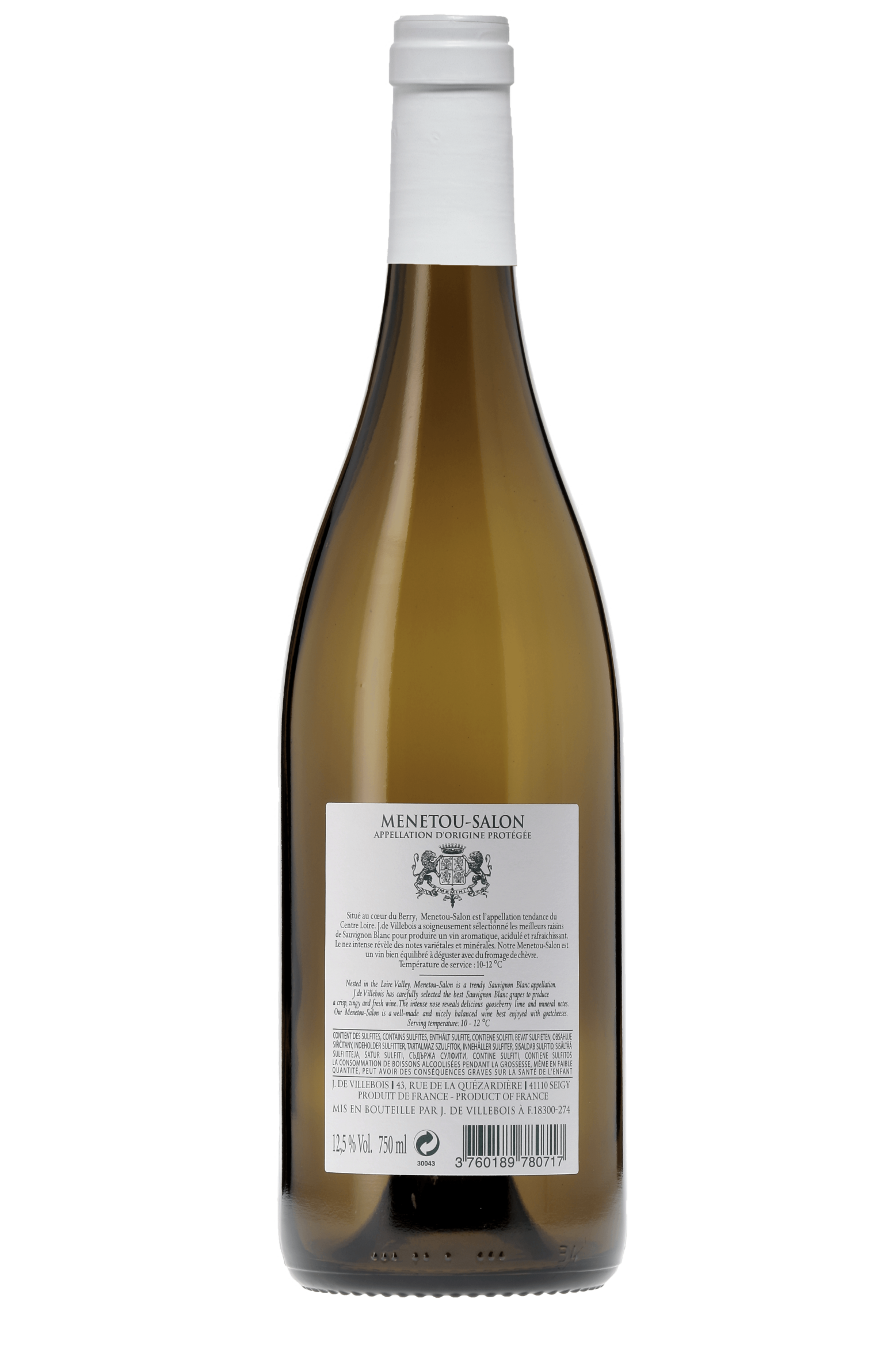 Menetou-Salon J. de Villebois 2022 - frontbs