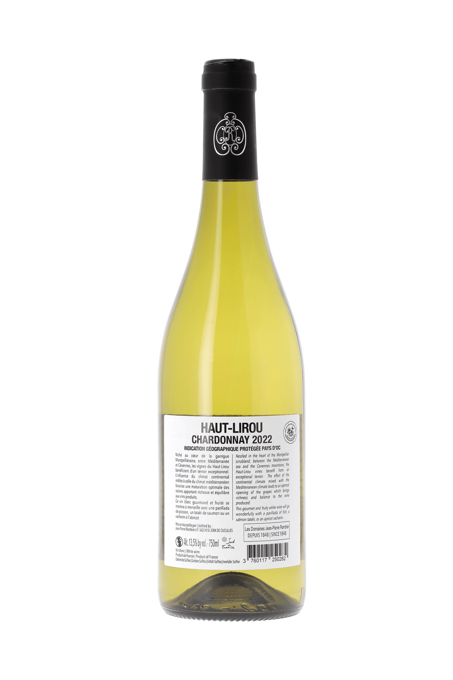 Pays d'Oc Domaine Haut-Lirou 2022 - frontbs